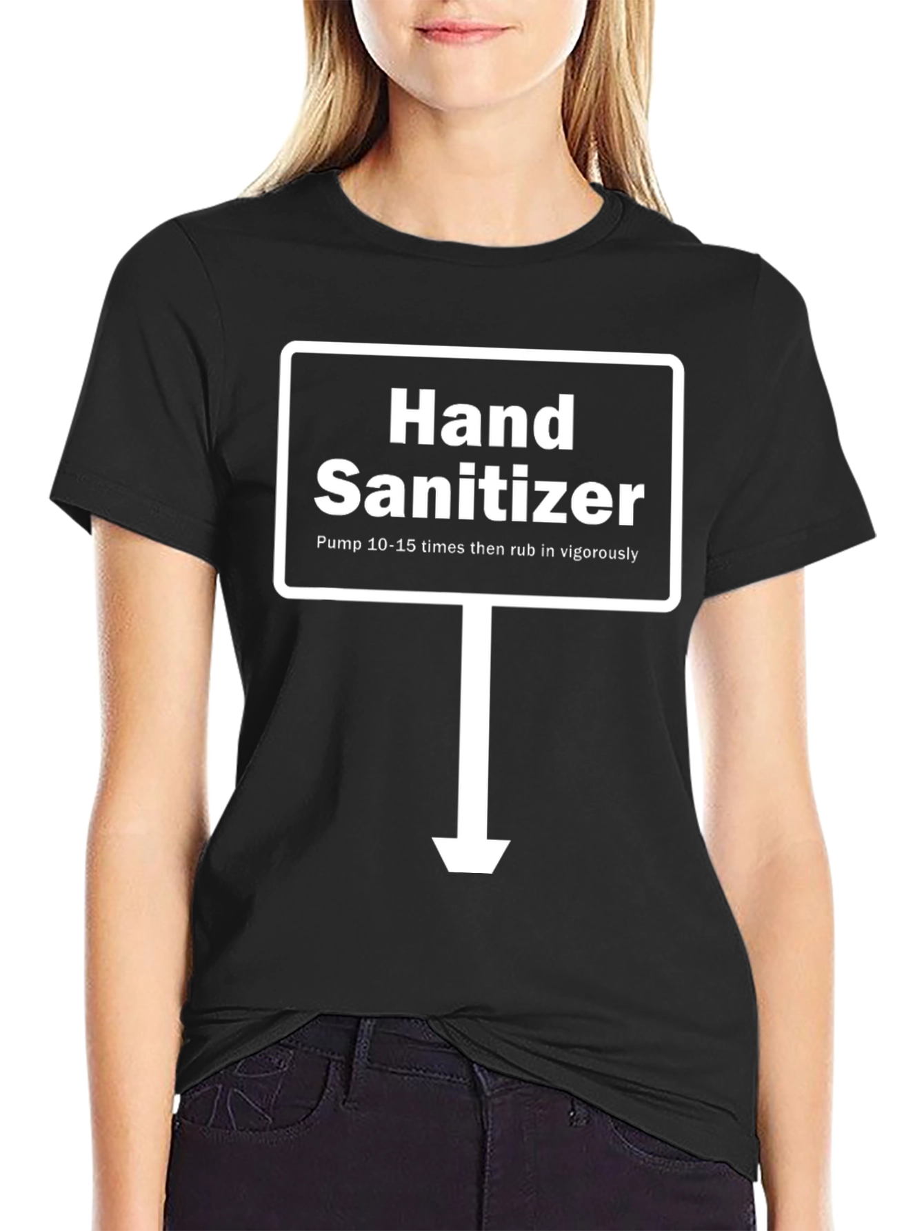 Hand Sanitizer Funny T-Shirt - Pump and Rub!