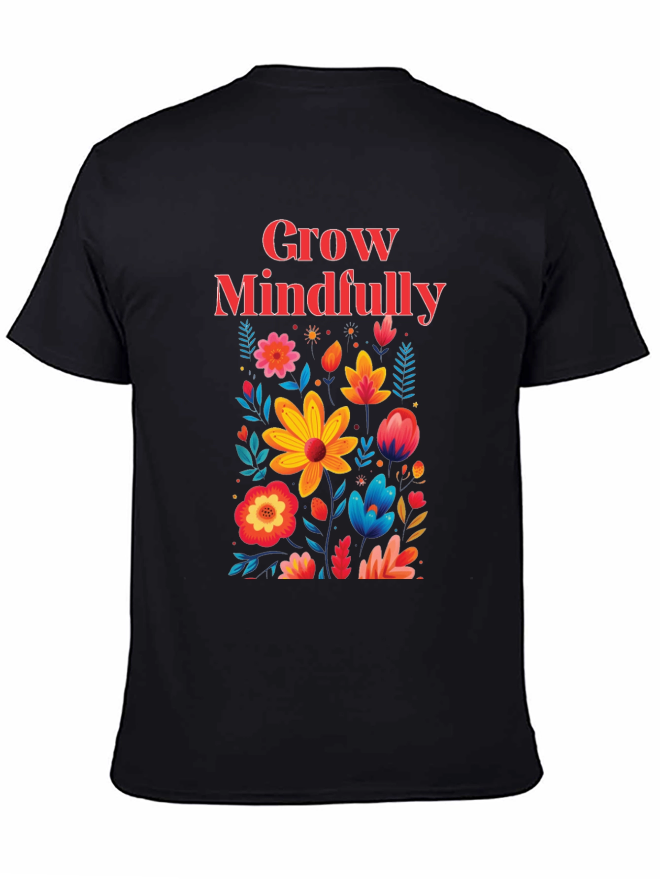 Grow Mindfully Floral T-Shirt