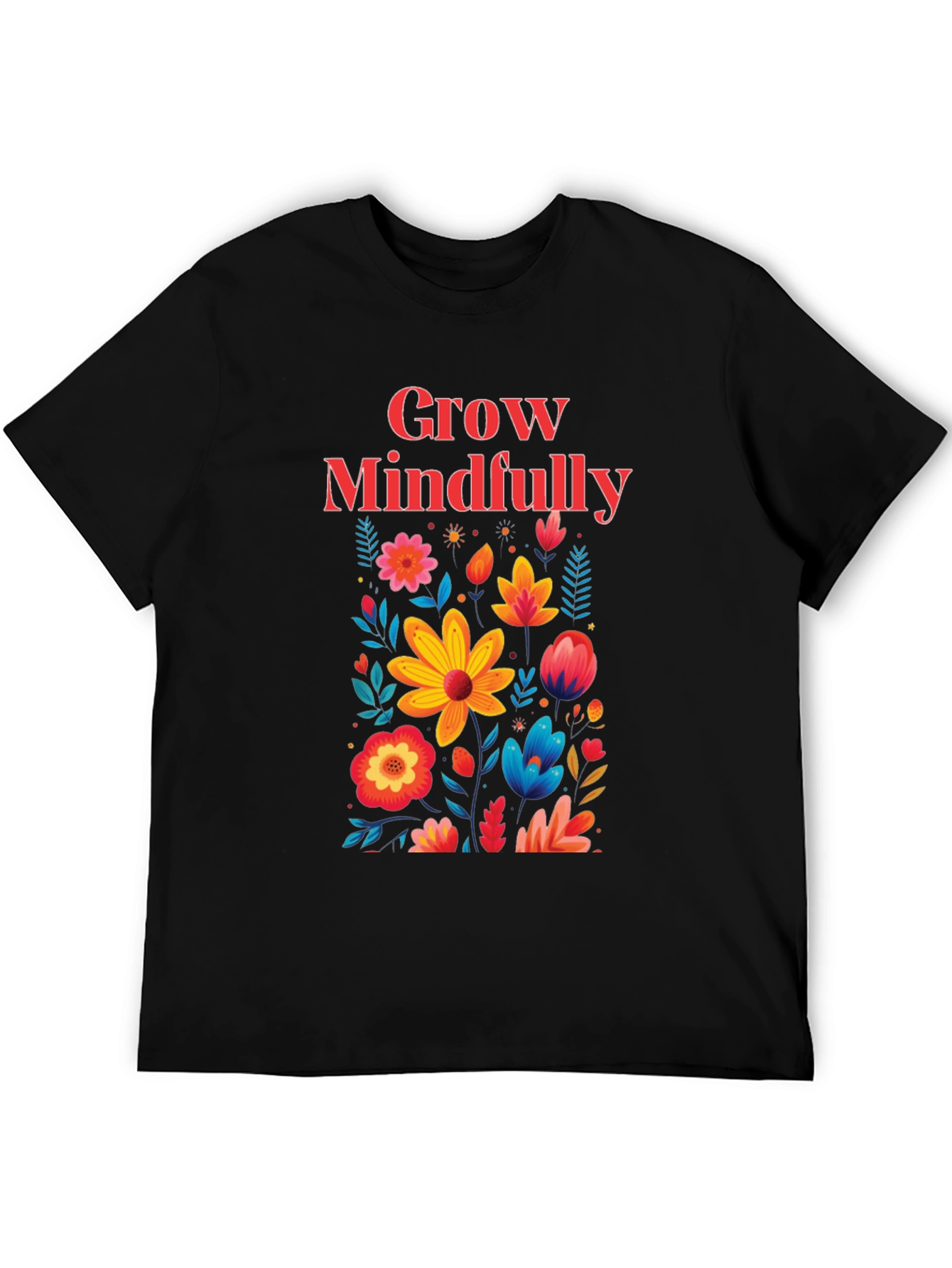 Grow Mindfully Floral T-Shirt
