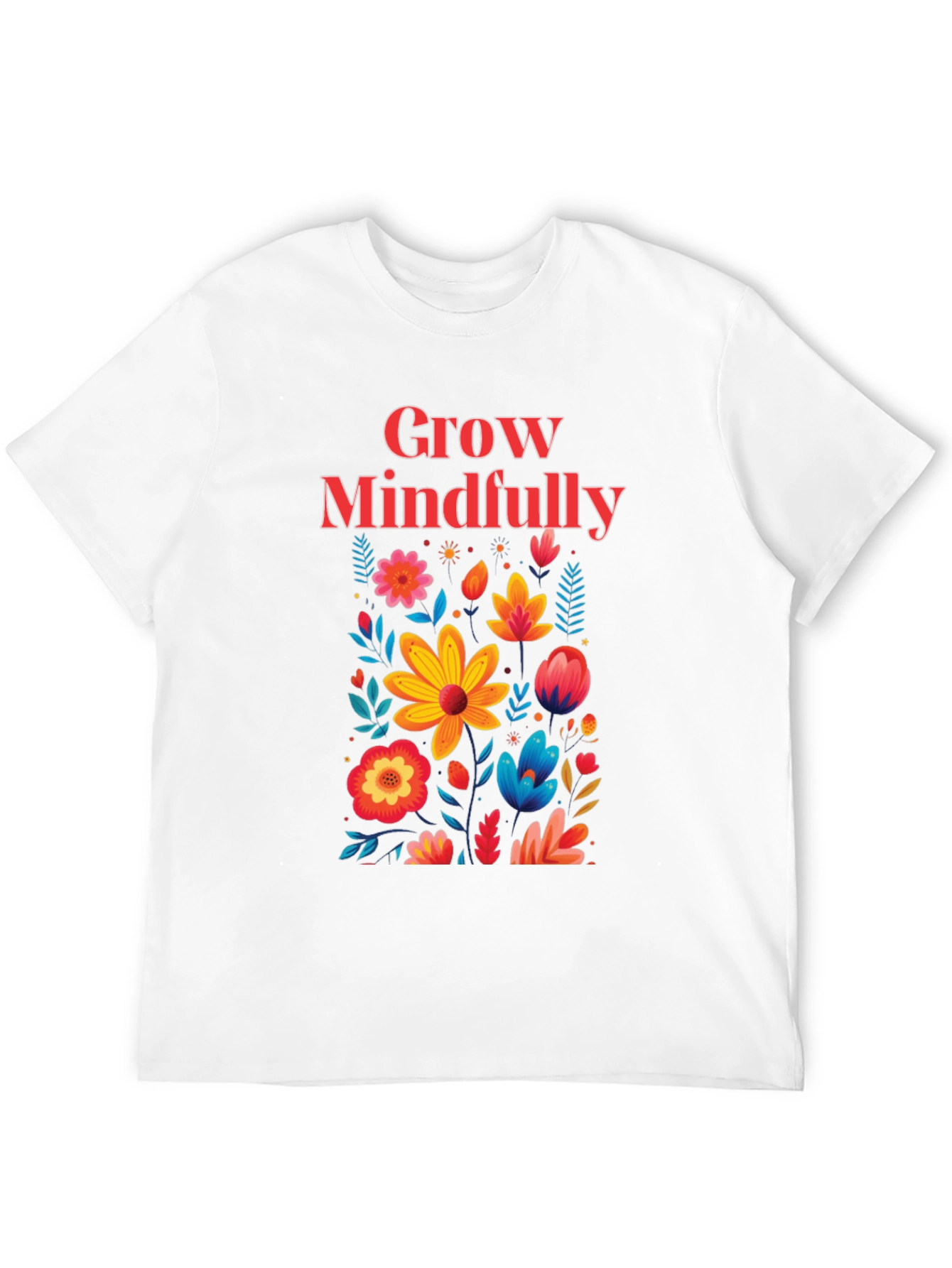 Grow Mindfully Floral T-Shirt