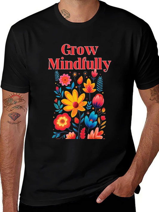 Grow Mindfully Floral T-Shirt