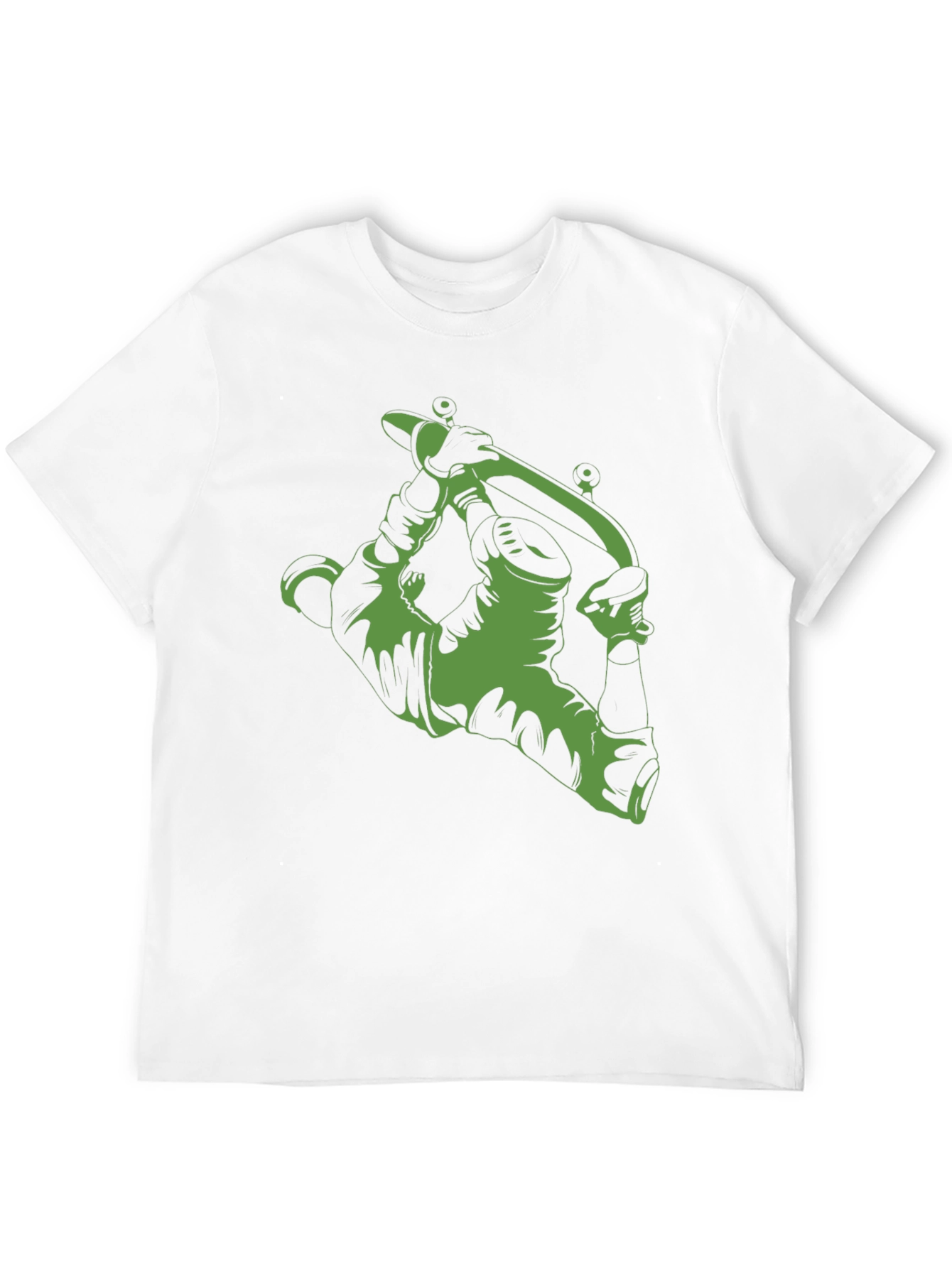 Green Tattoo Machine Graphic Black T-Shirt