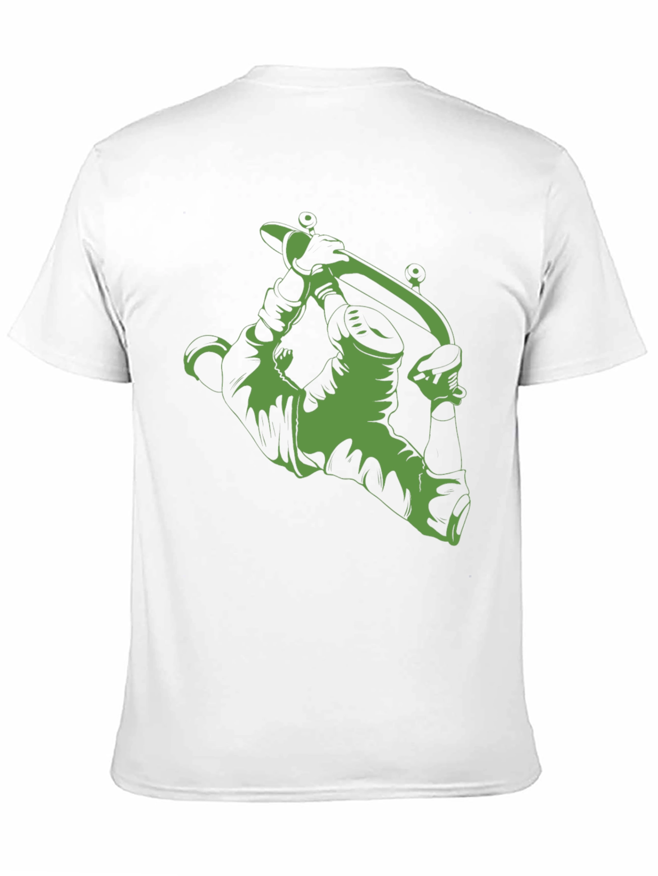 Green Tattoo Machine Graphic Black T-Shirt
