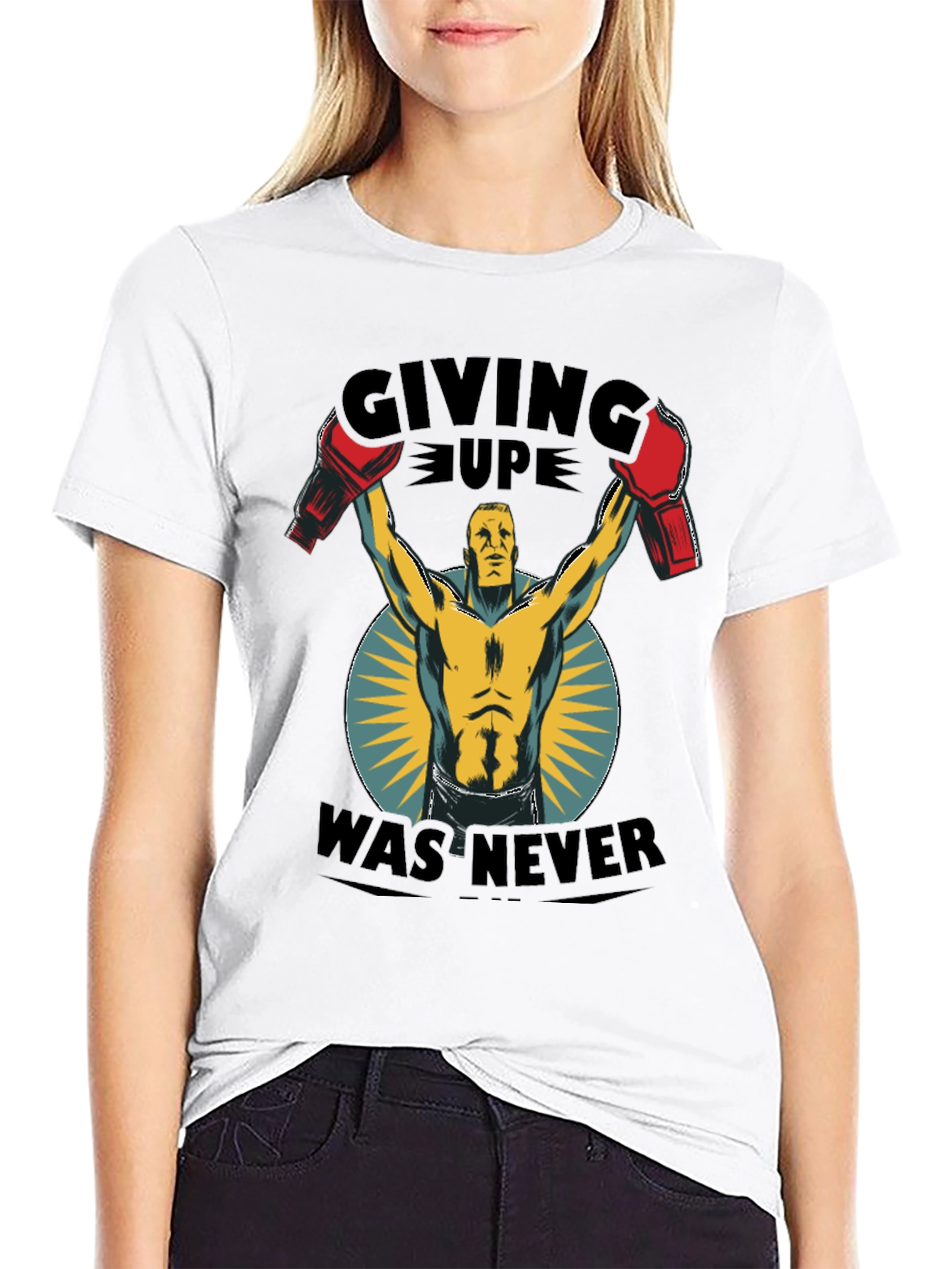 Giving Up Was Never Boxing T-Shirt