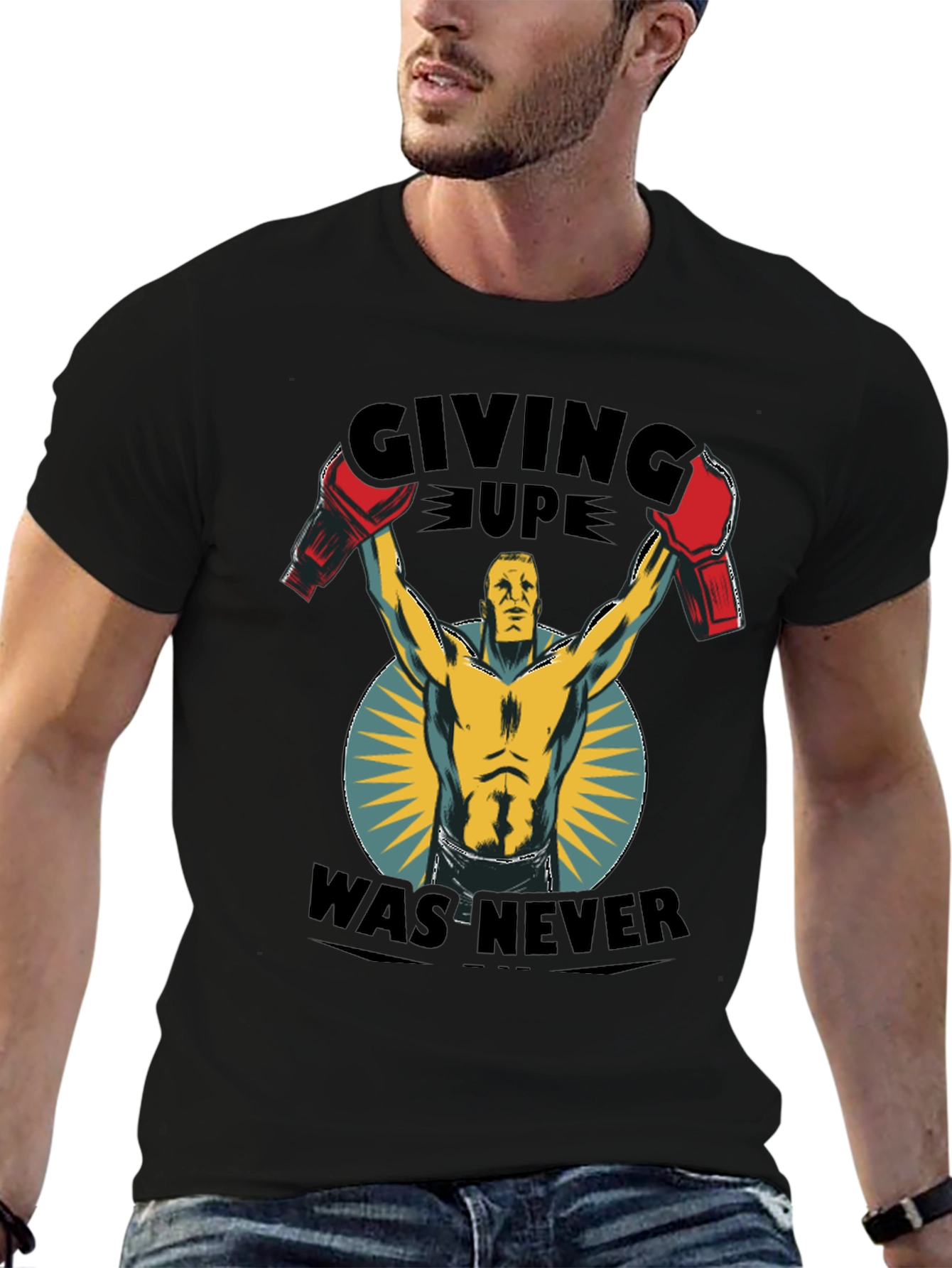 Giving Up Was Never Boxing T-Shirt