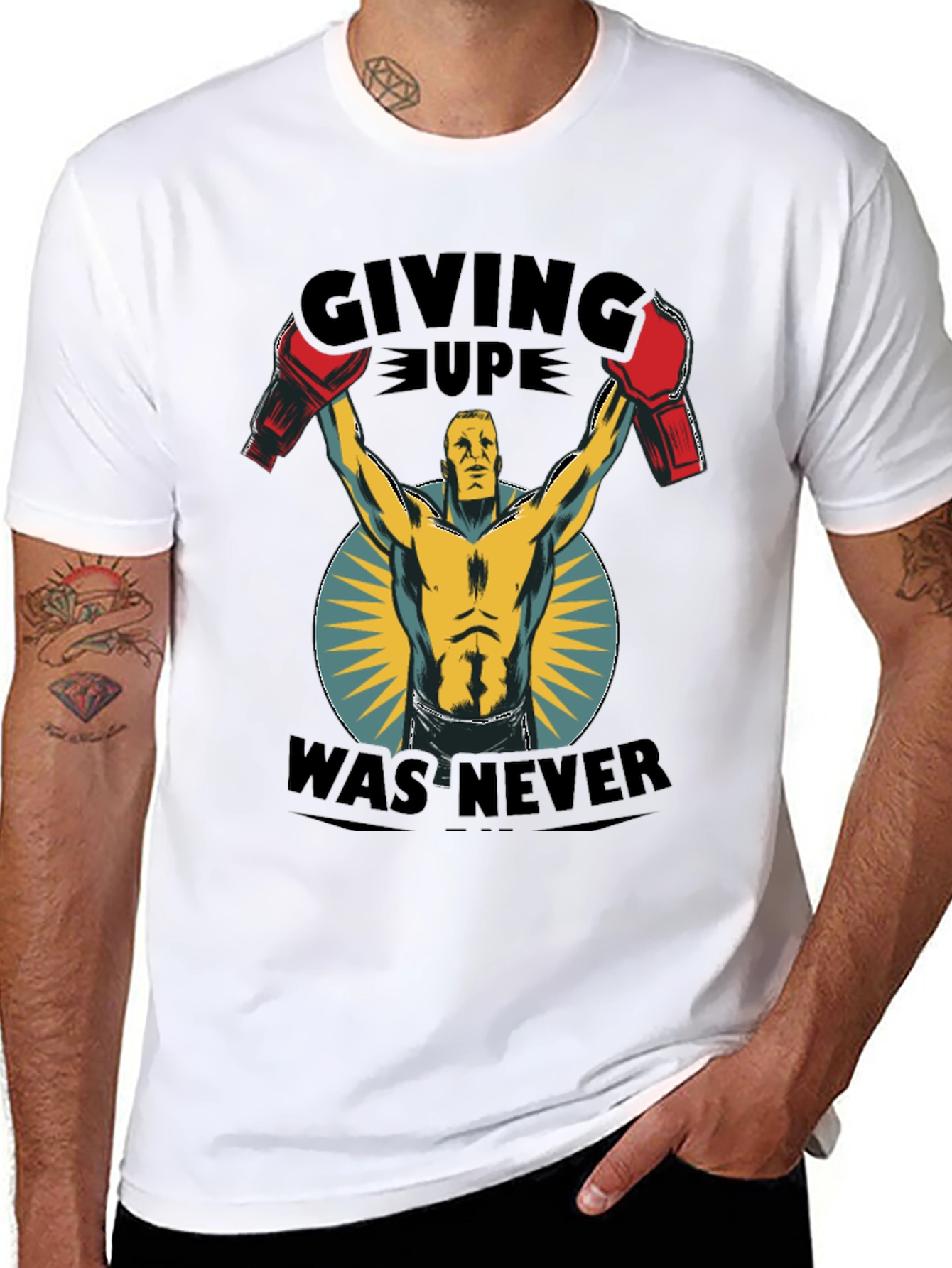 Giving Up Was Never Boxing T-Shirt