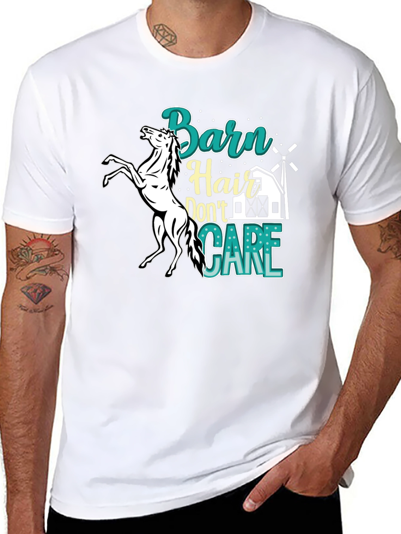 Barn Hair Dont Care Graphic Tee