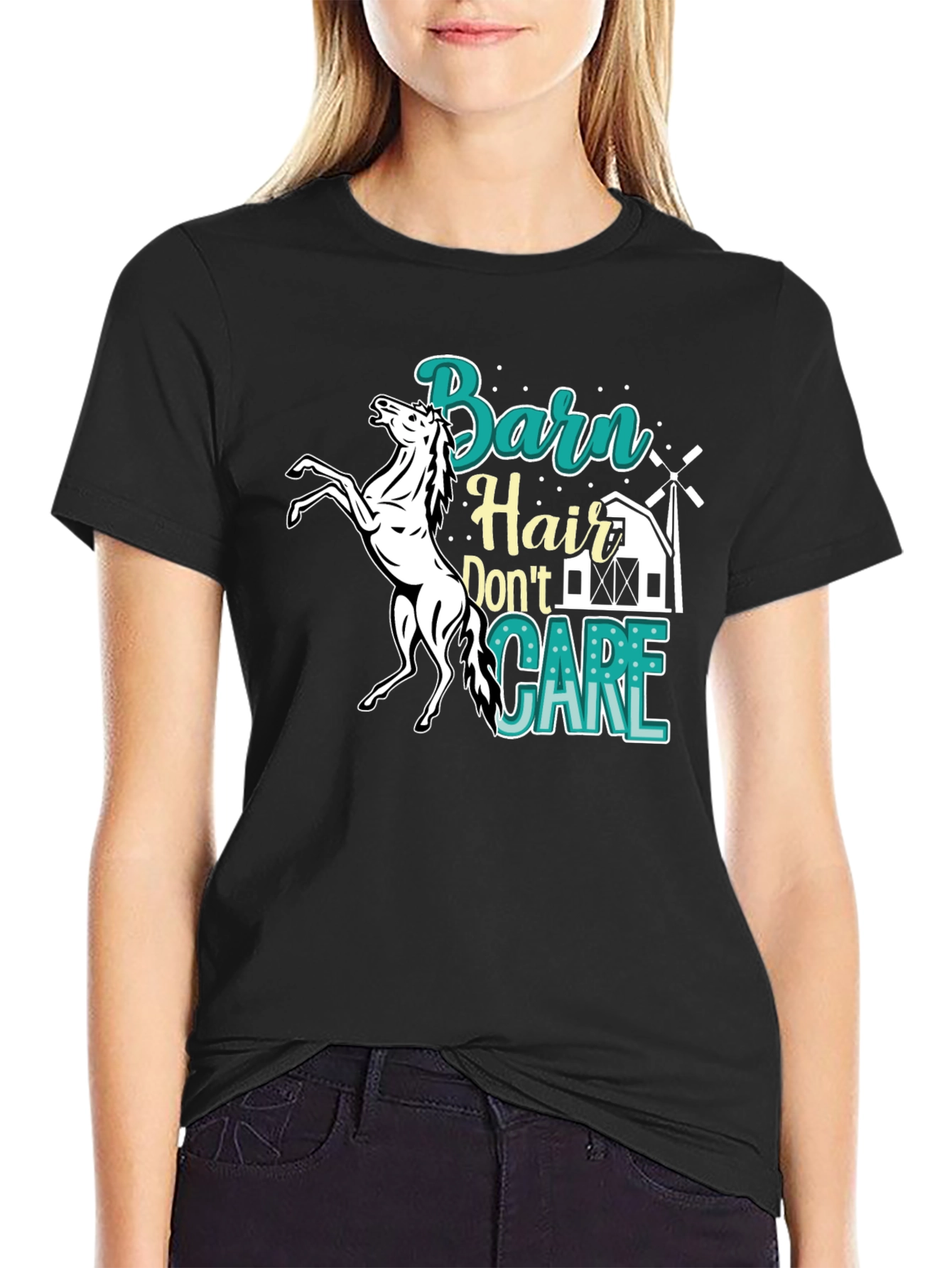 Barn Hair Dont Care Graphic Tee