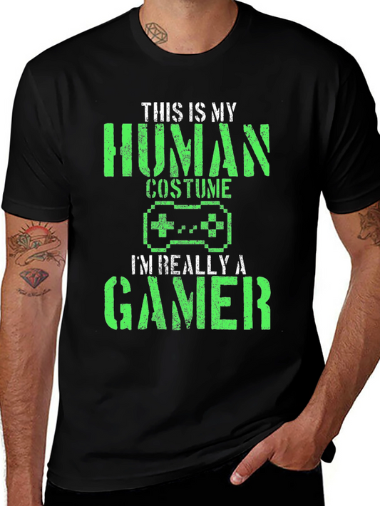Gamer T-Shirt - Human Costume Funny Tee