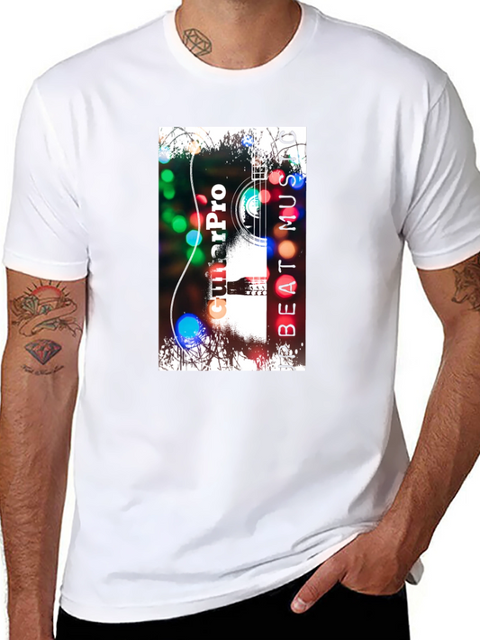 GuitarPro Music T-Shirt - Black Graphic Tee