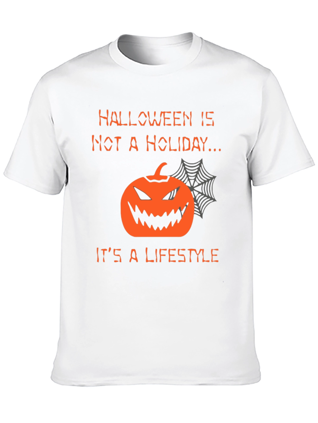 Halloween Lifestyle T-Shirt - Pumpkin Graphic Tee