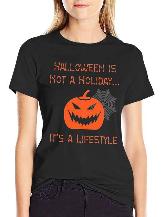 Halloween Lifestyle T-Shirt - Pumpkin Graphic Tee