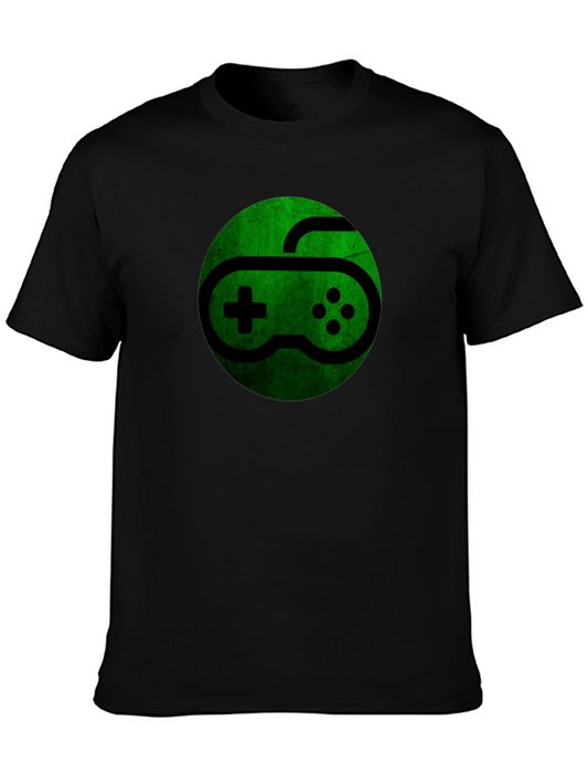 Gaming Controller Graphic T-Shirt - Black