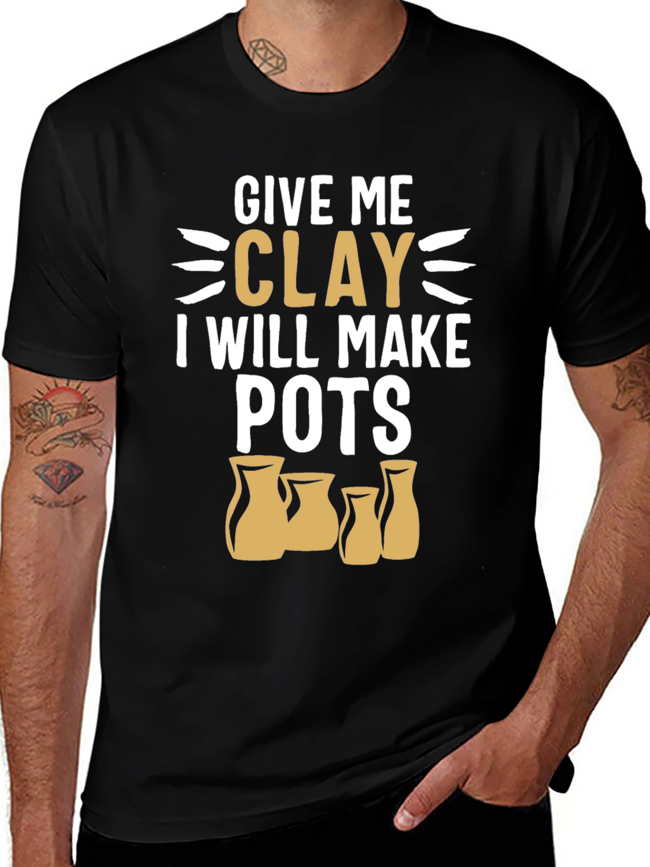 Give Me Clay T-Shirt - Pottery Lover Gift