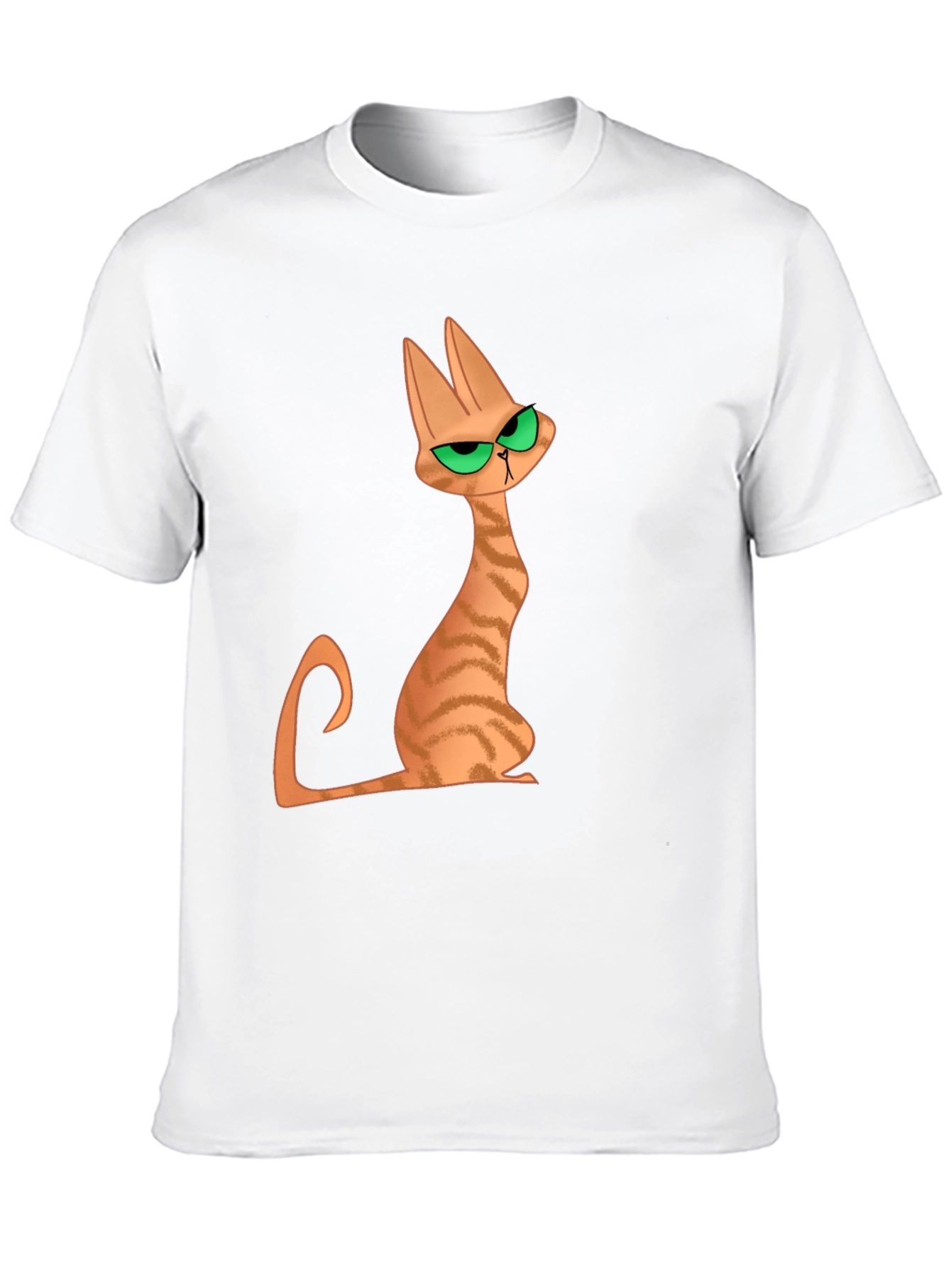 Grumpy Cat Cartoon Black T-Shirt