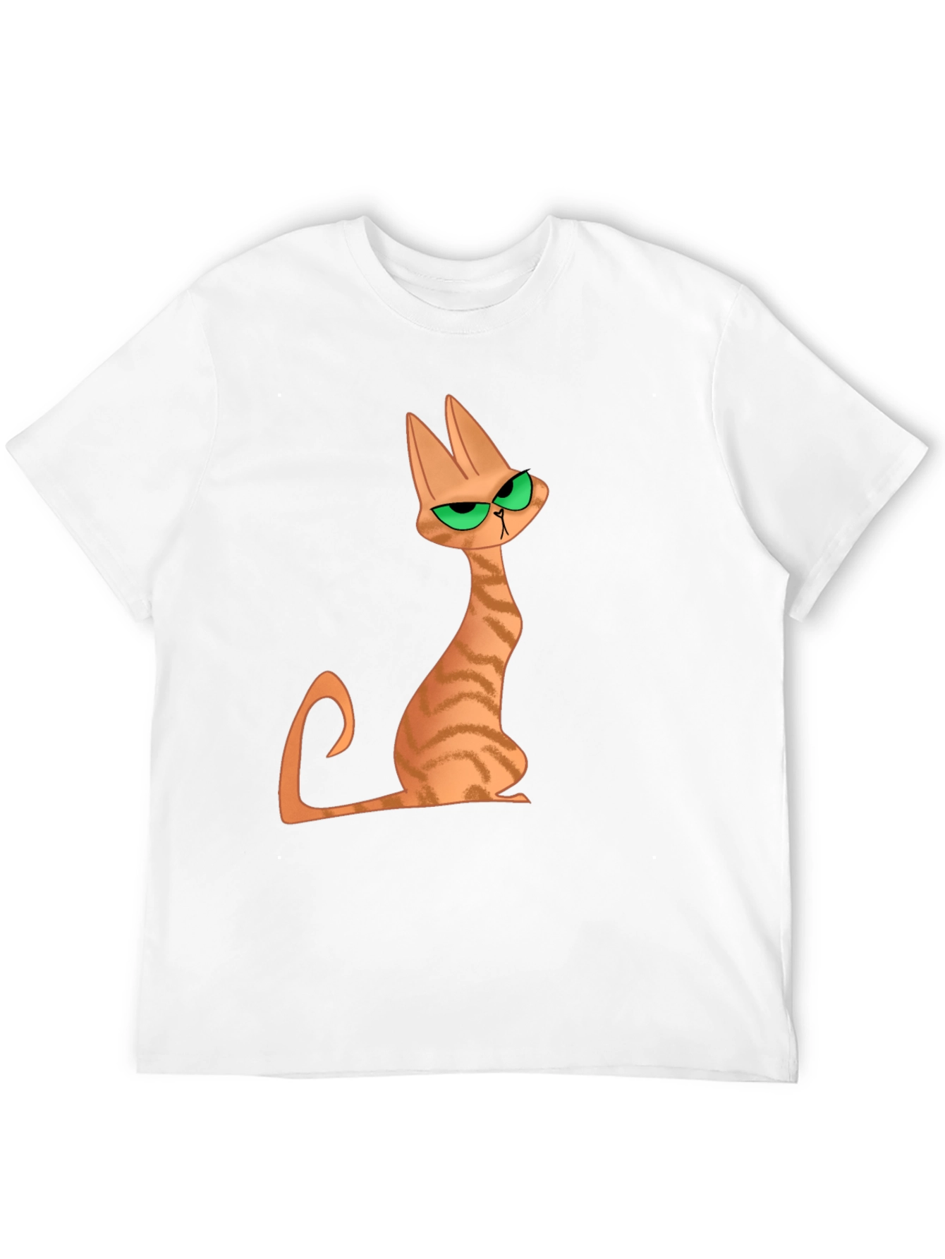 Grumpy Cat Cartoon Black T-Shirt