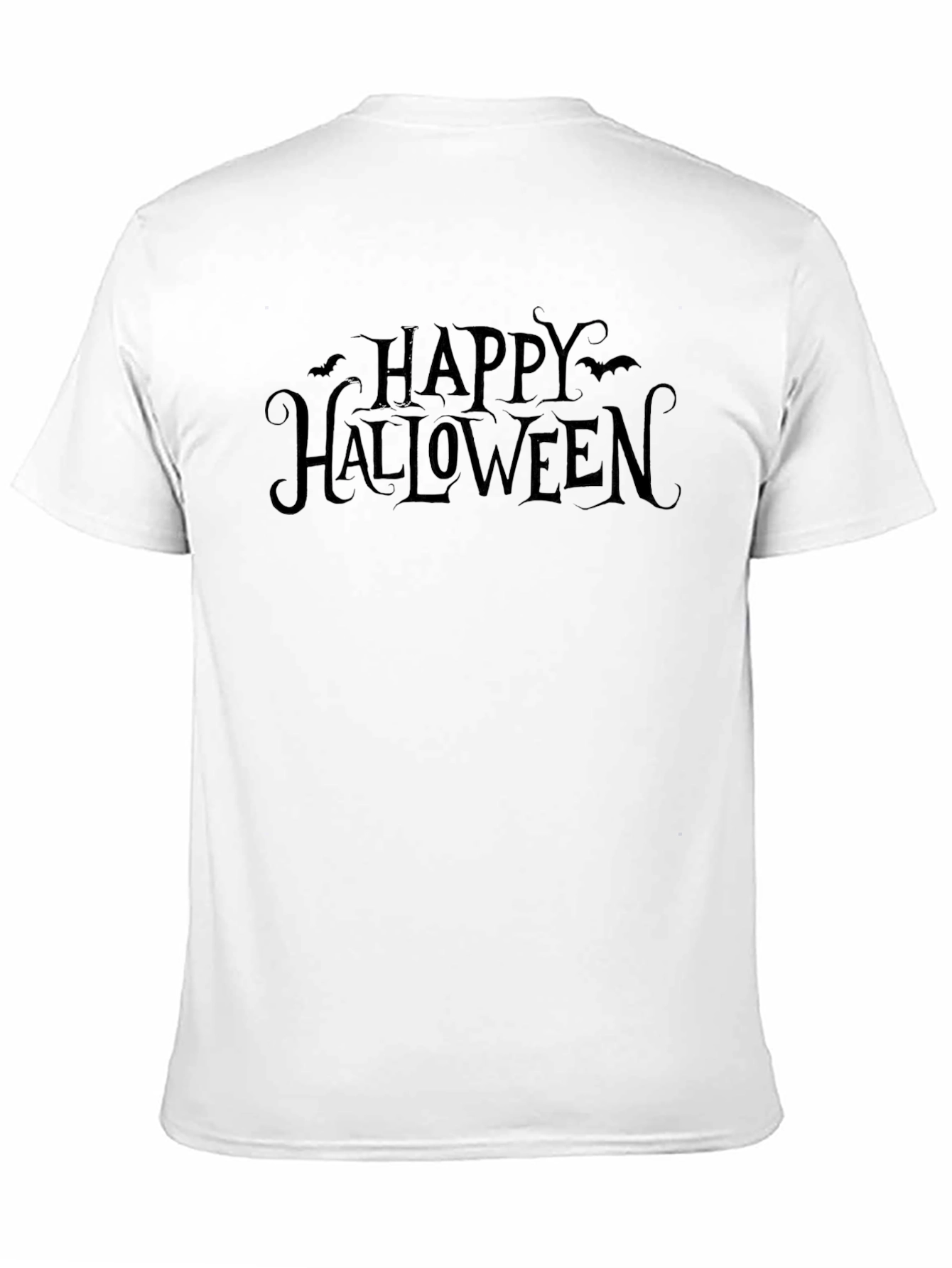 Happy Halloween Graphic T-Shirt - Black