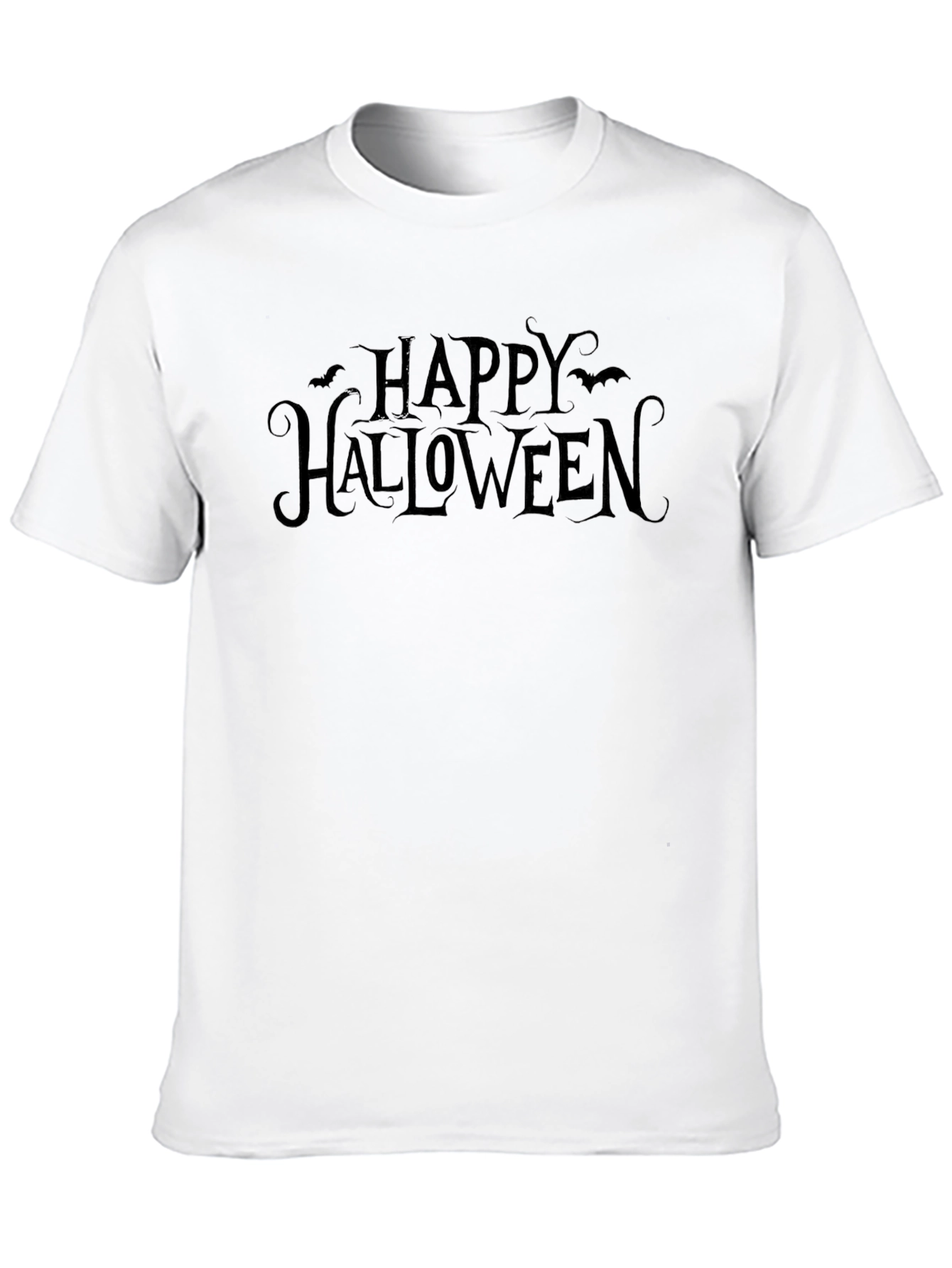 Happy Halloween Graphic T-Shirt - Black