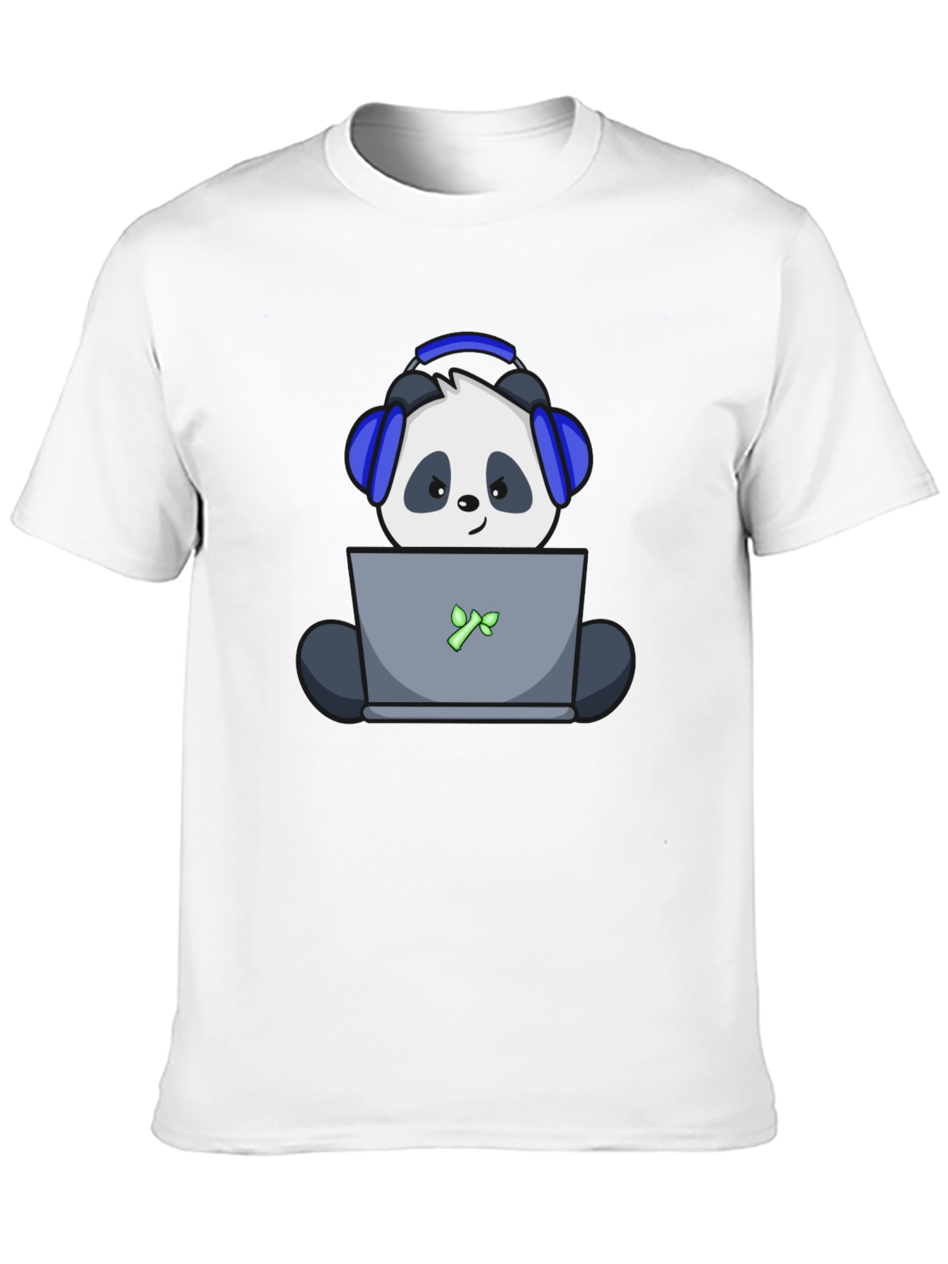 Gamer Panda T-Shirt - Black Cotton Tee