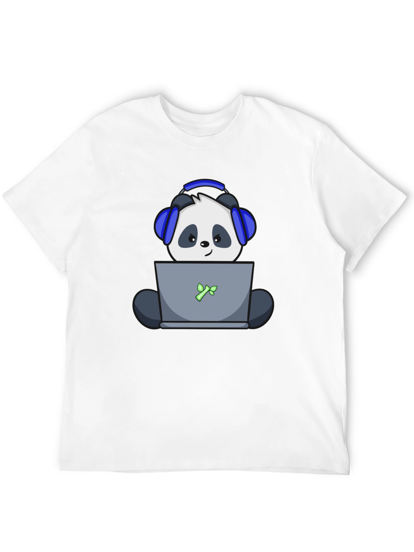 Gamer Panda T-Shirt - Black Cotton Tee