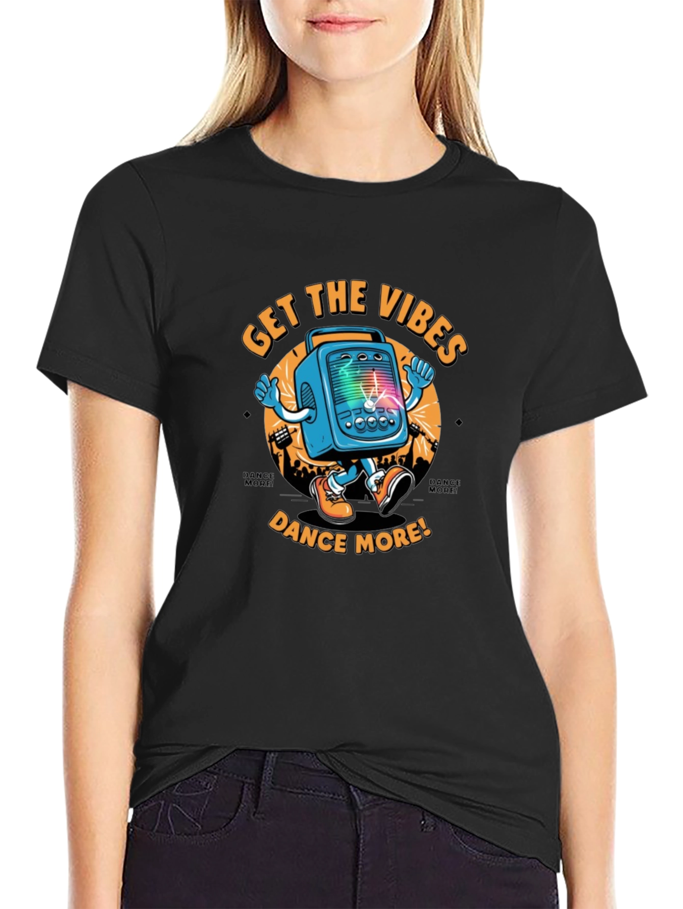 Get The Vibes Dance More! Graphic T-Shirt