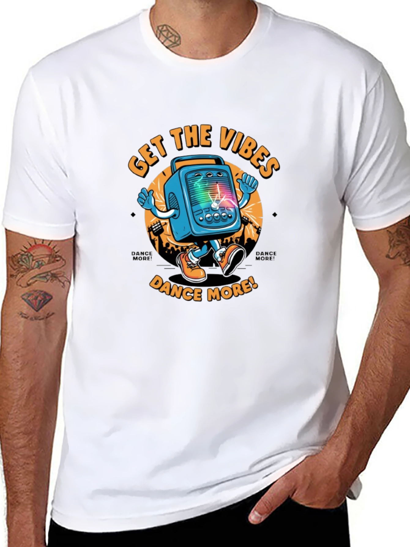 Get The Vibes Dance More! Graphic T-Shirt