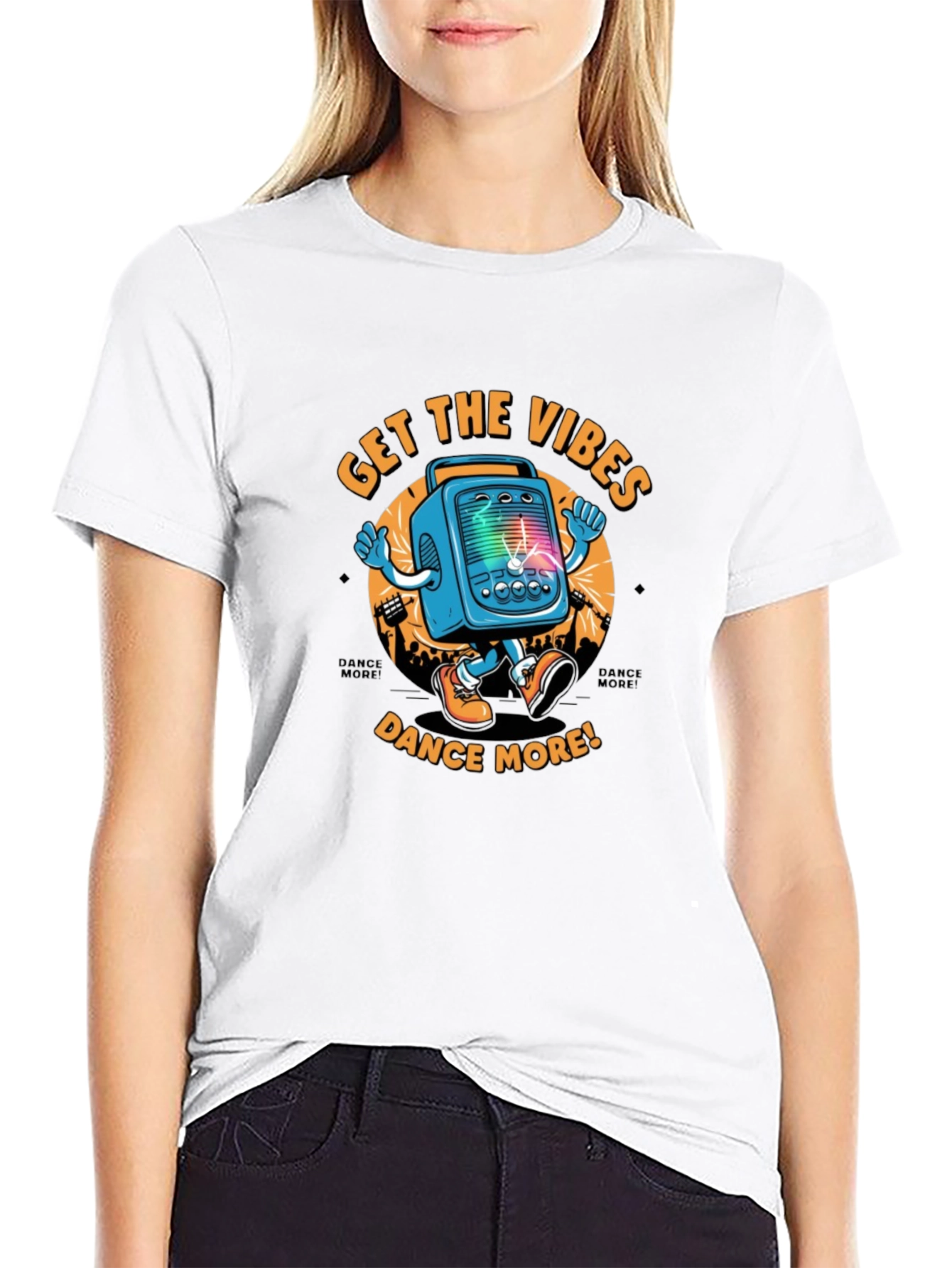 Get The Vibes Dance More! Graphic T-Shirt