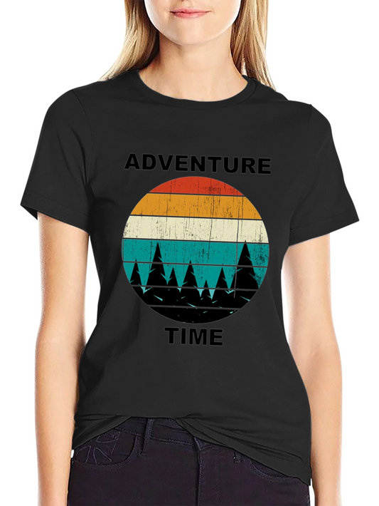 Adventure Time Graphic Tee - Retro Outdoor Style