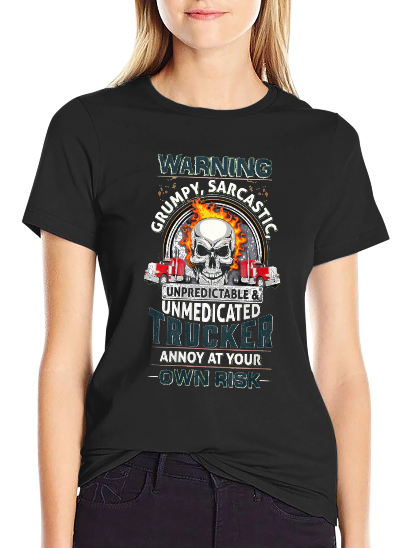 Grumpy Trucker Graphic Tee