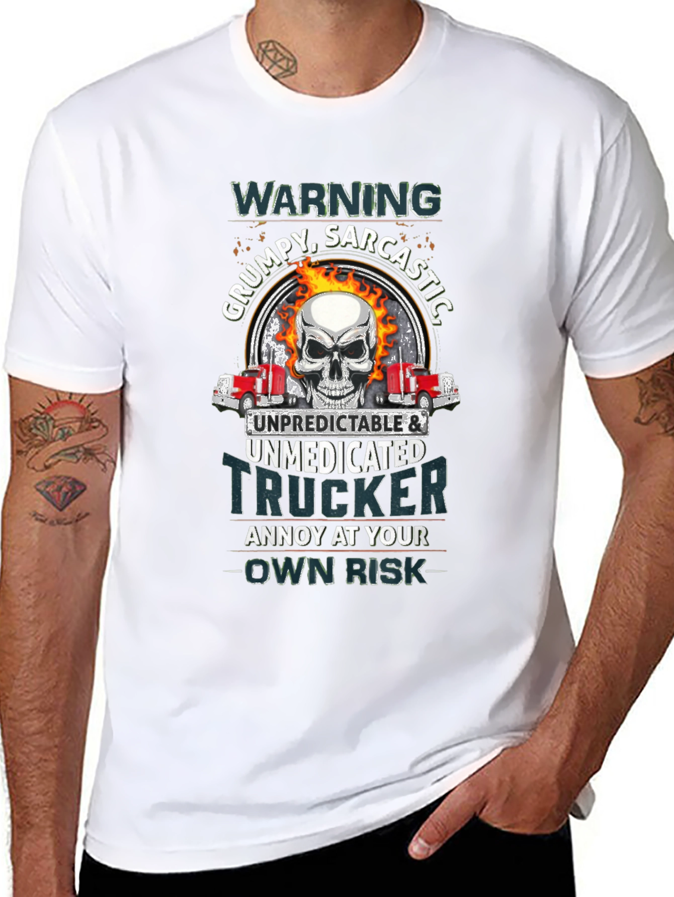 Grumpy Trucker Graphic Tee