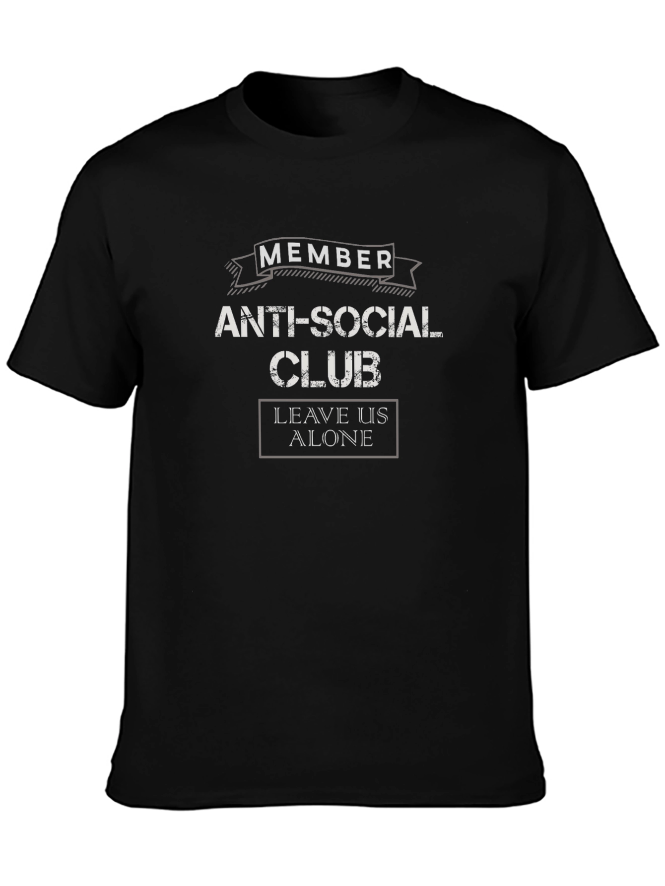 Anti-Social Club Member Black T-Shirt