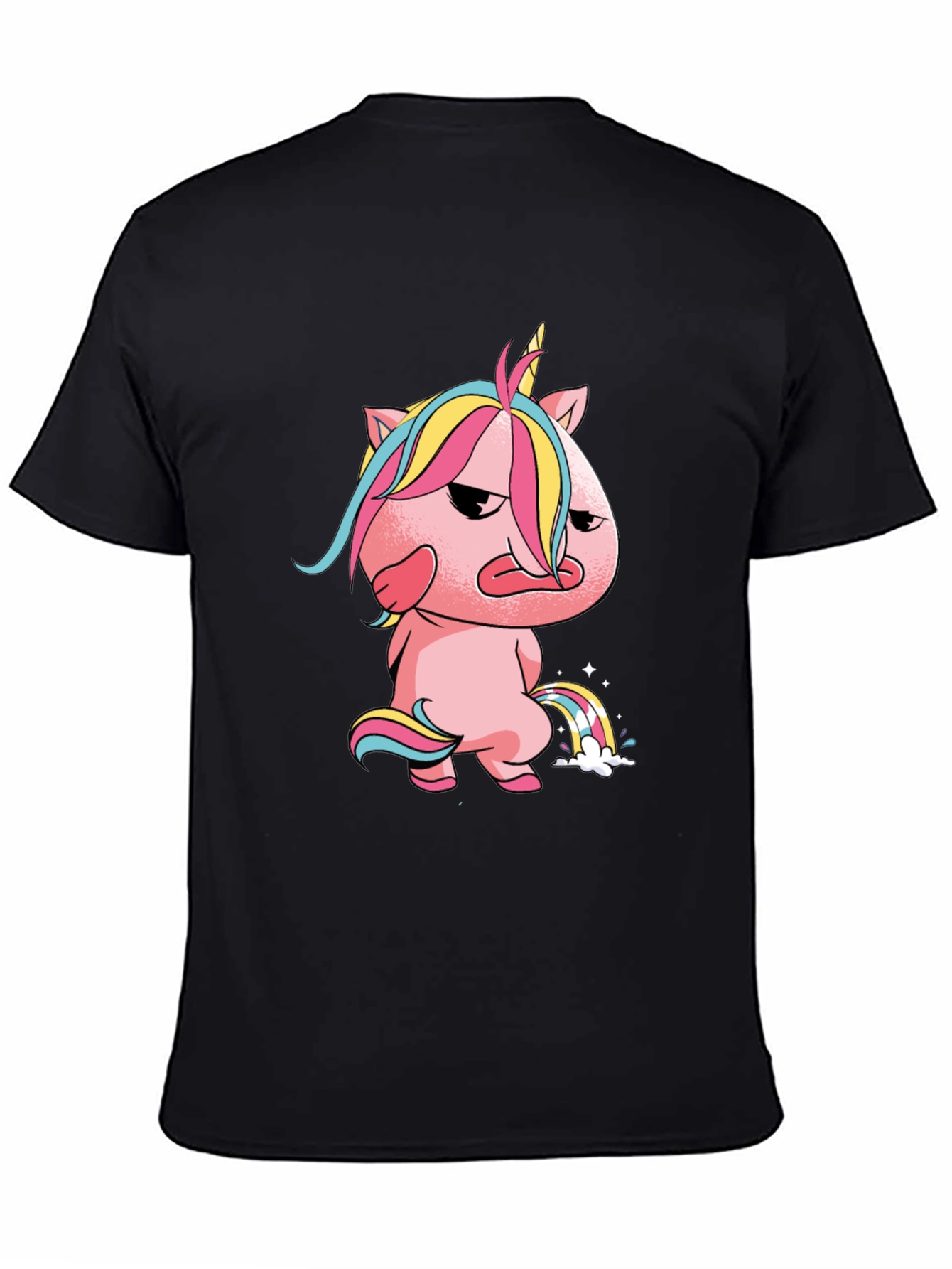 Grumpy Unicorn Rainbow T-Shirt