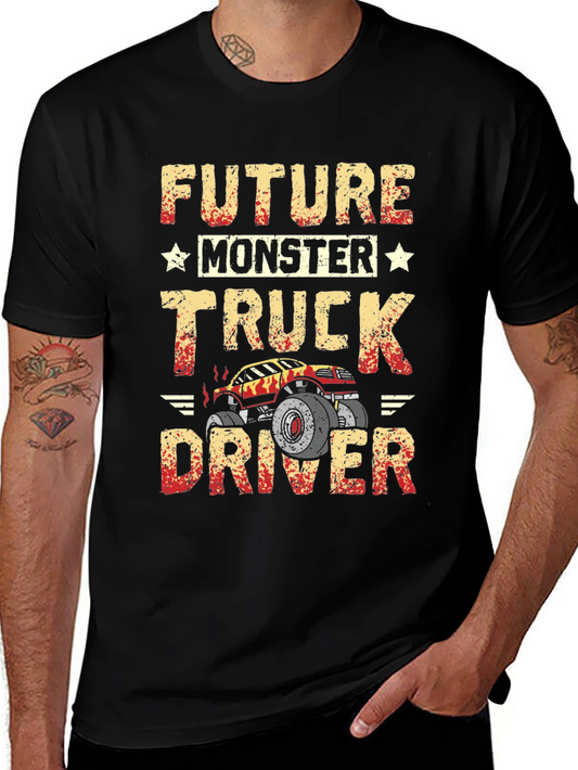 Future Monster Truck Driver Graphic Tee