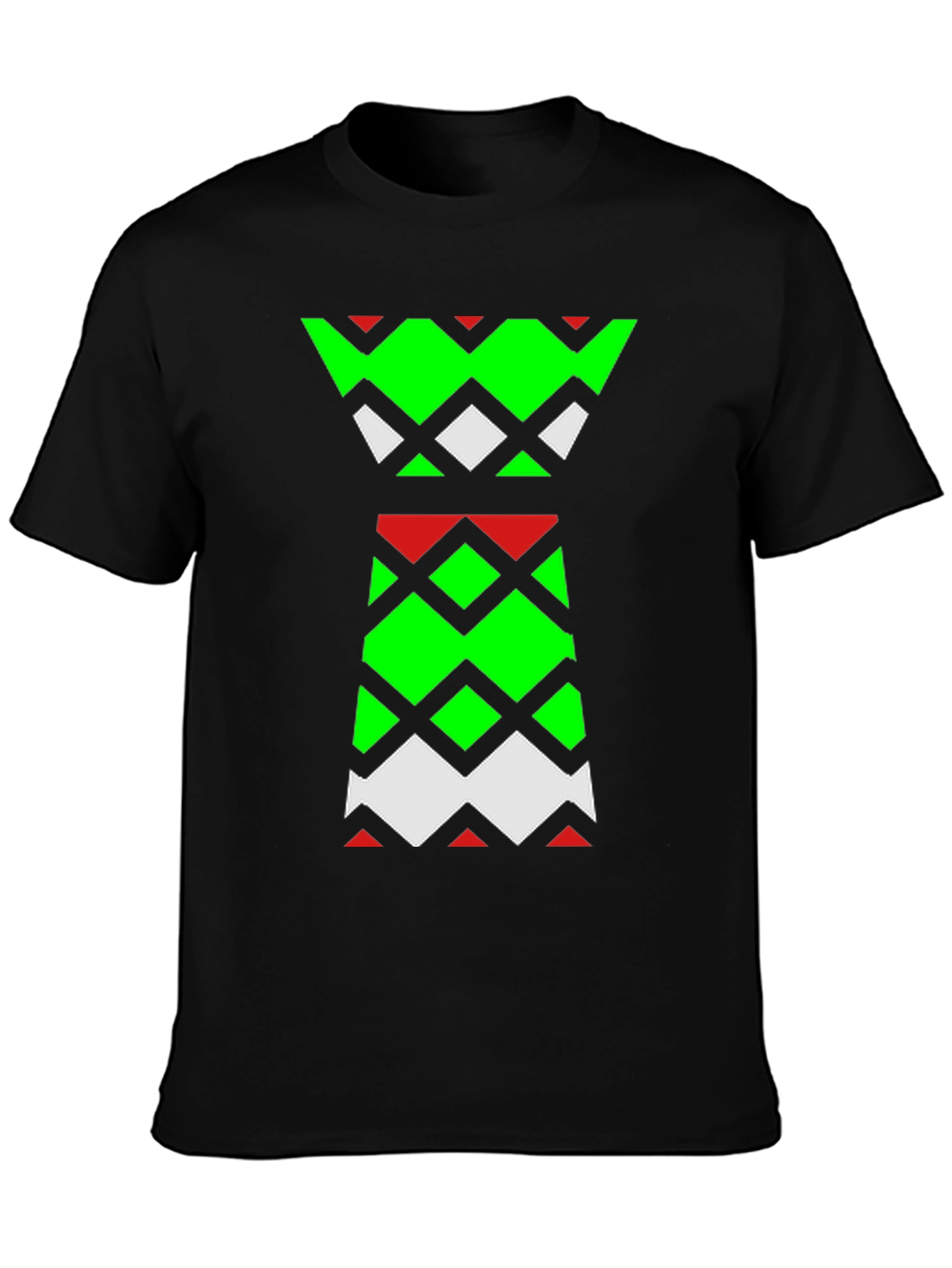 Geometric Pattern Tee - Modern Statement Shirt