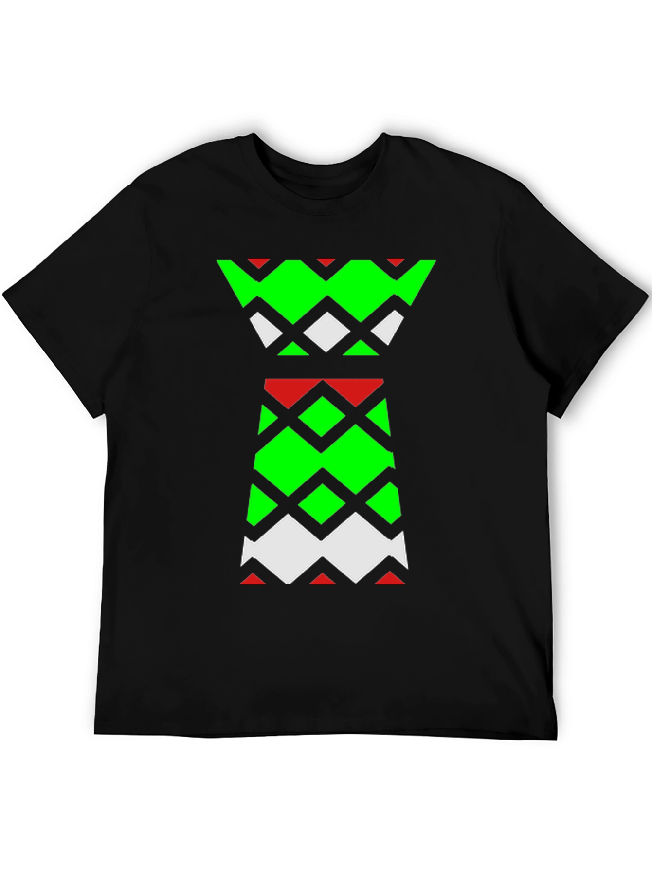 Geometric Pattern Tee - Modern Statement Shirt