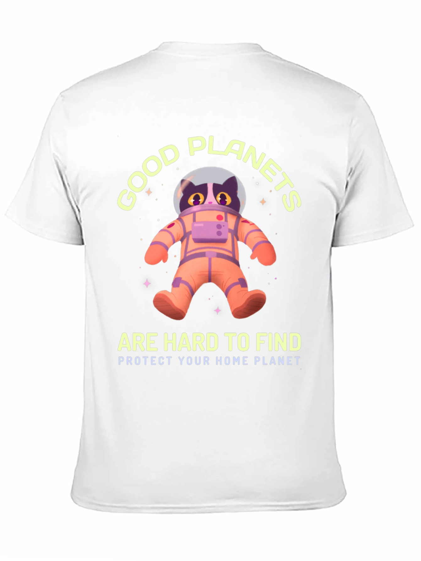 Good Planets Are Hard To Find Cat Astronaut T-Shirt