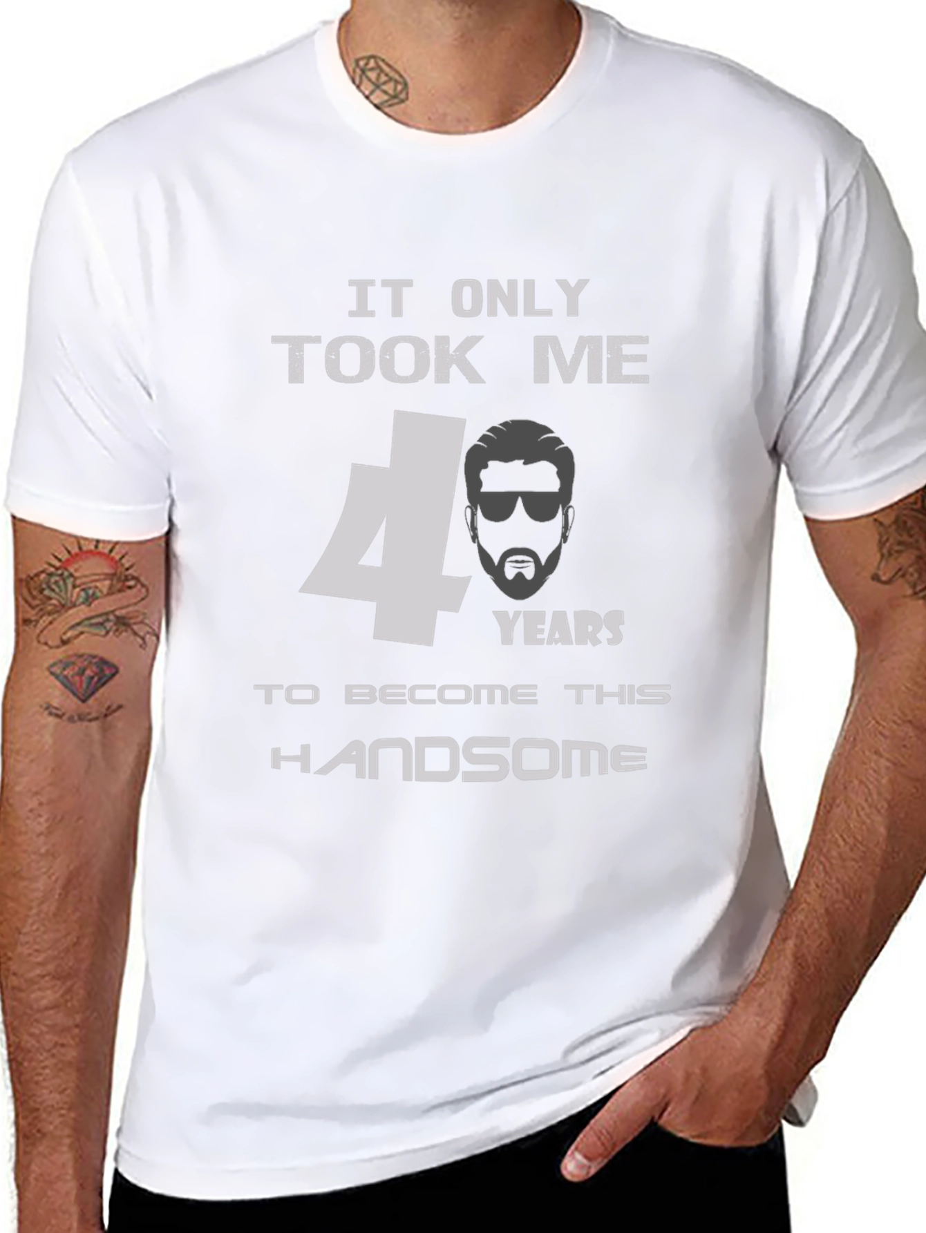 Handsome 40th Birthday Mens T-Shirt