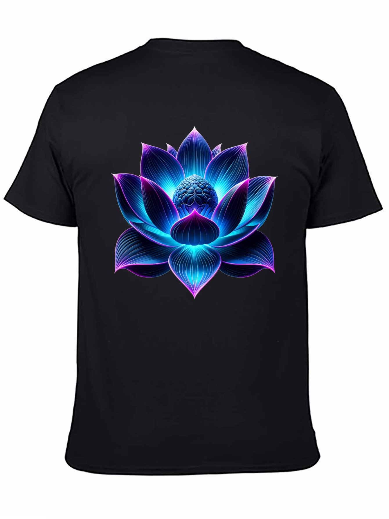Glowing Lotus Flower Graphic Tee