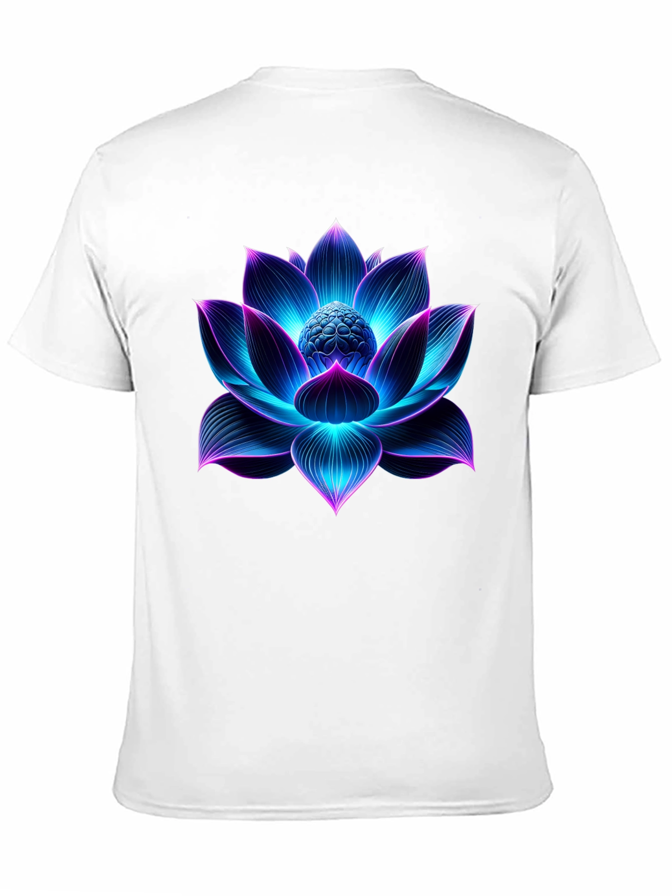 Glowing Lotus Flower Graphic Tee