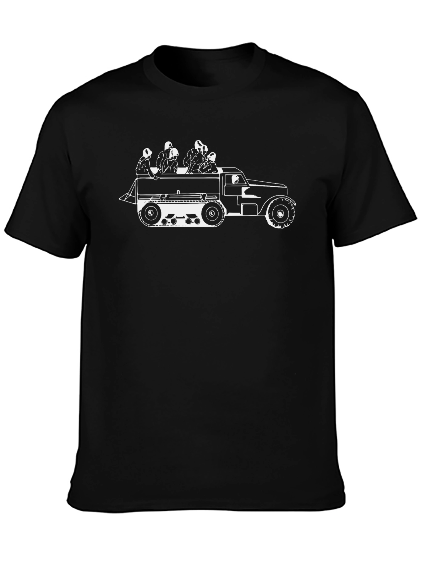 Graphic Tee: Army Truck Design