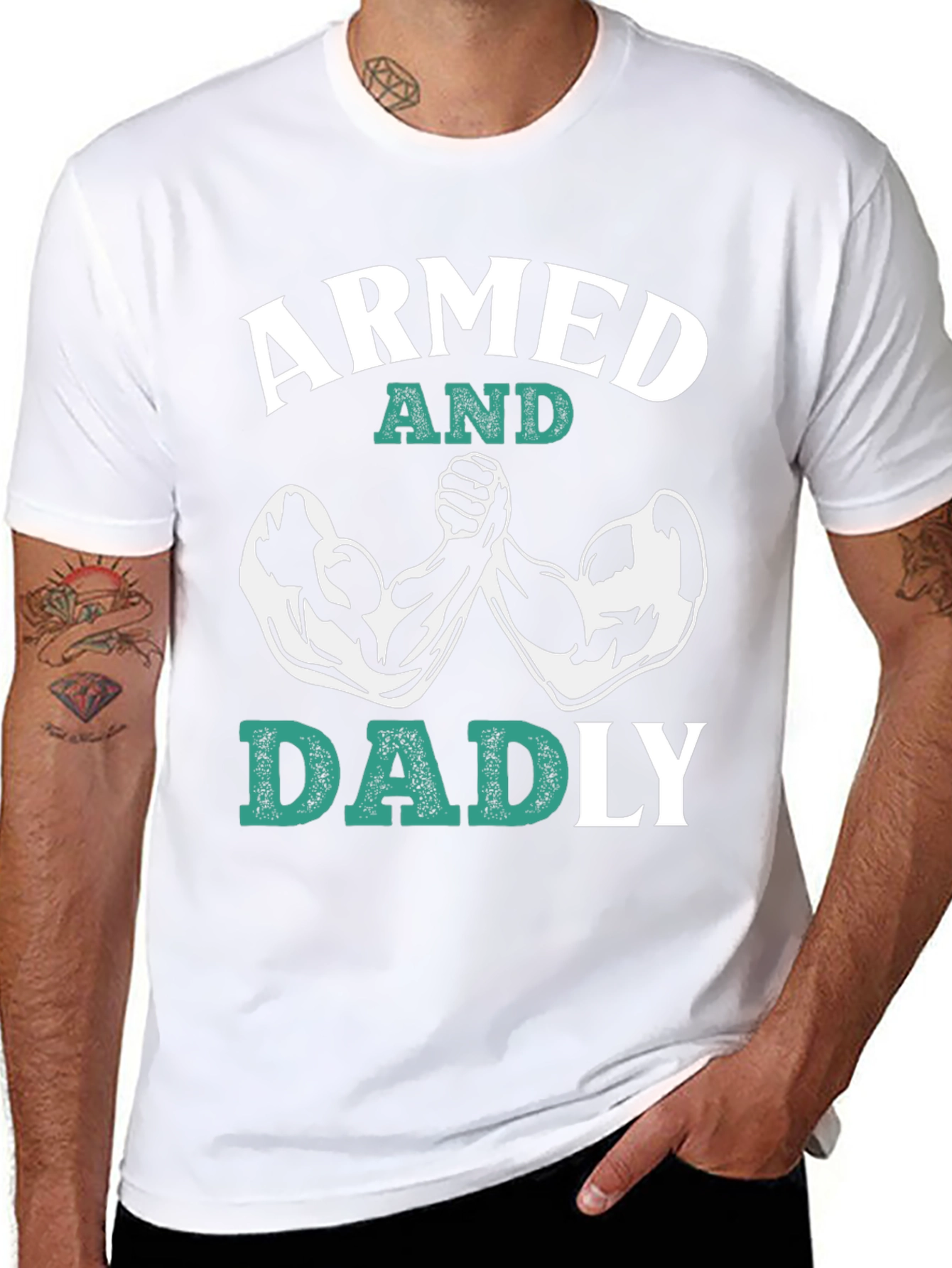 Armed and Dadly Graphic Tee