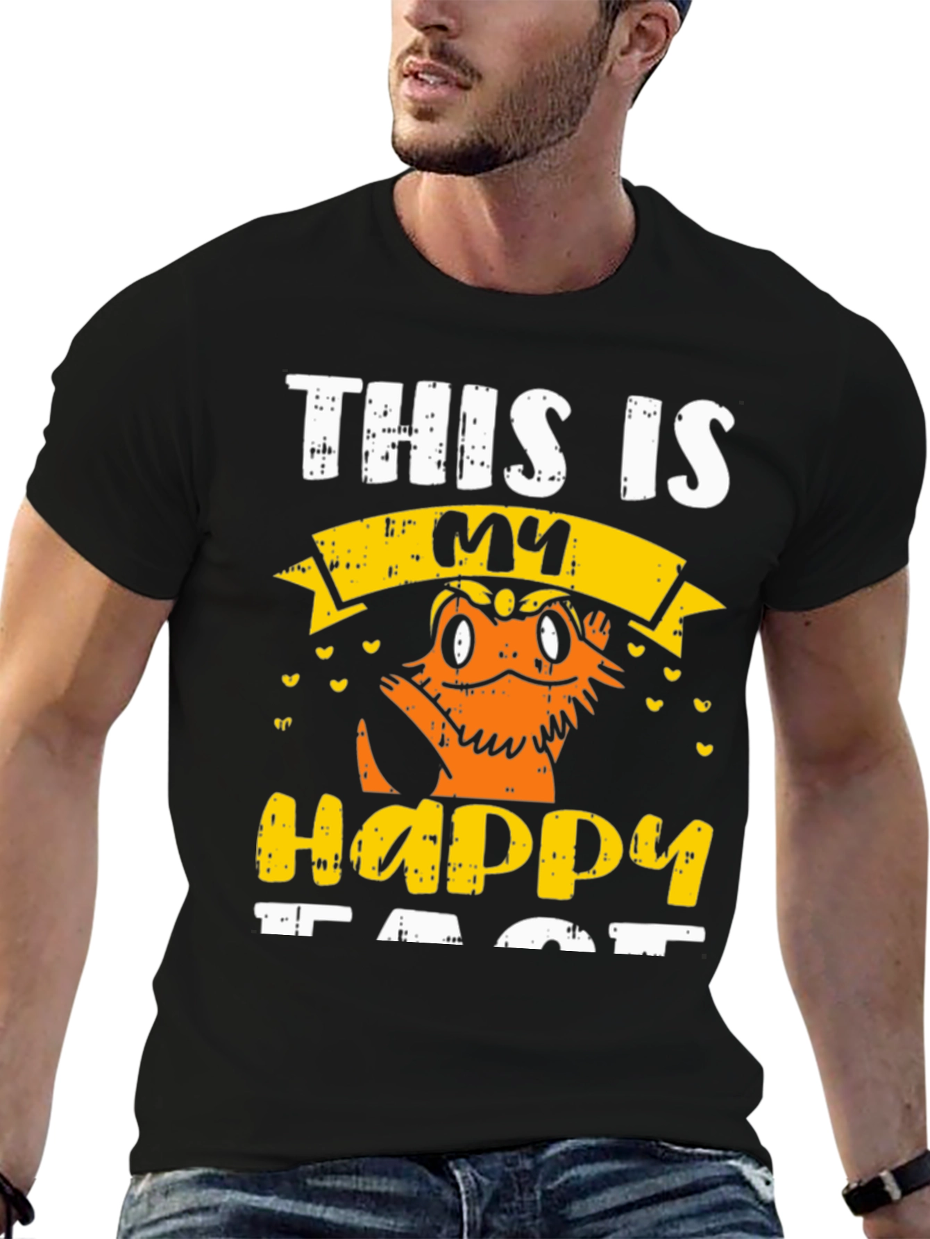 Happy Face Bearded Dragon T-Shirt