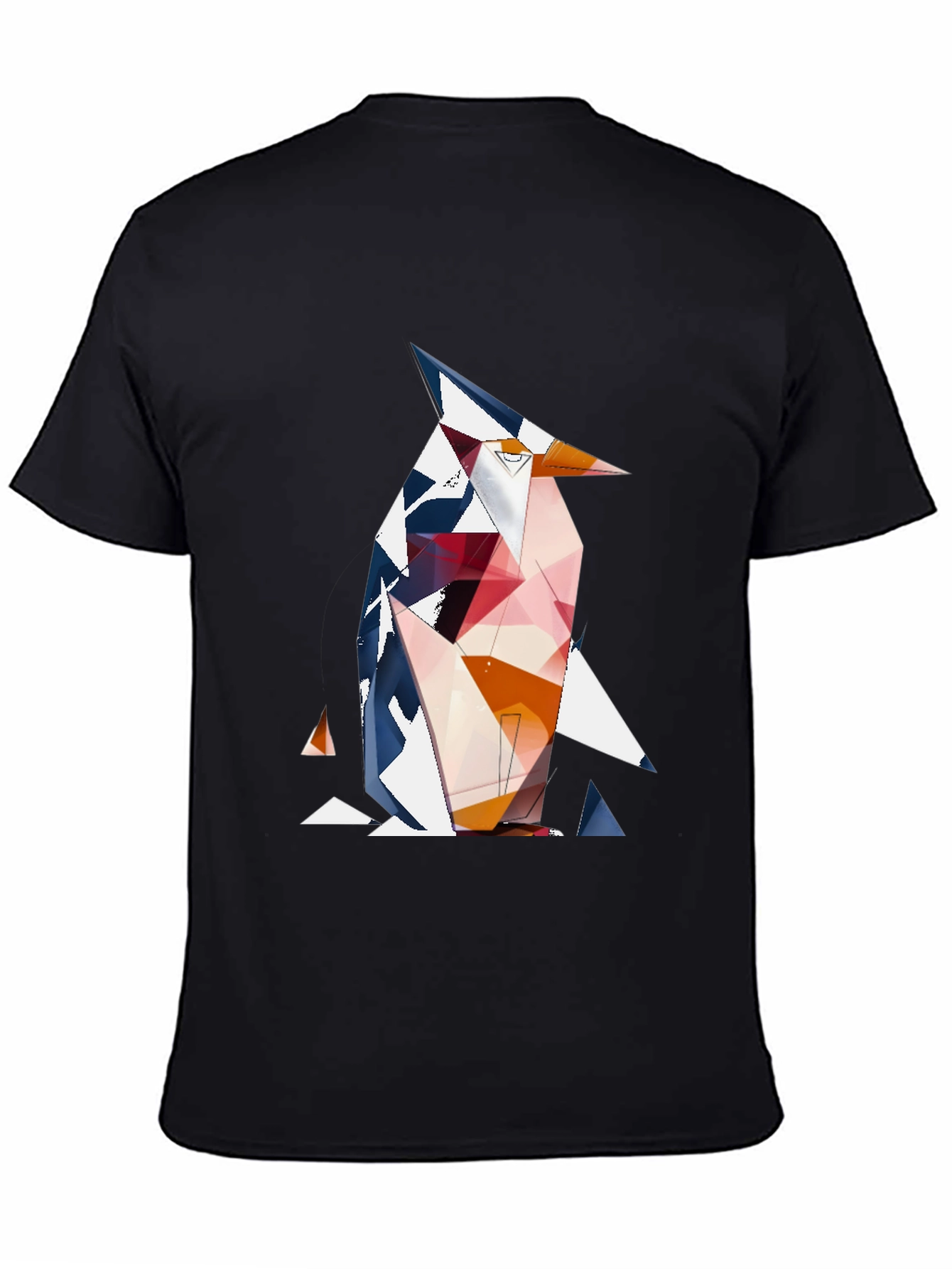 Geometric Penguin Graphic T-Shirt