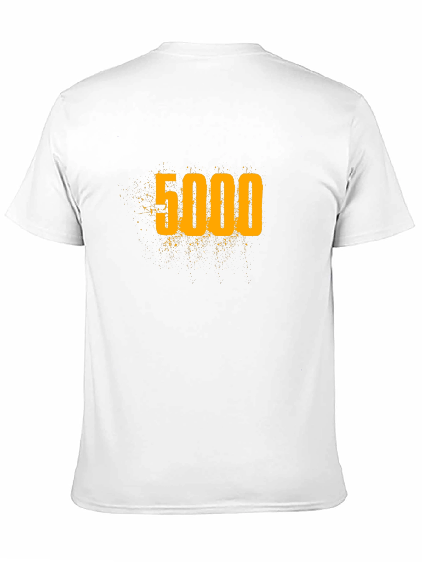 5000 Graphic Tee - Black Cotton Blend T-Shirt