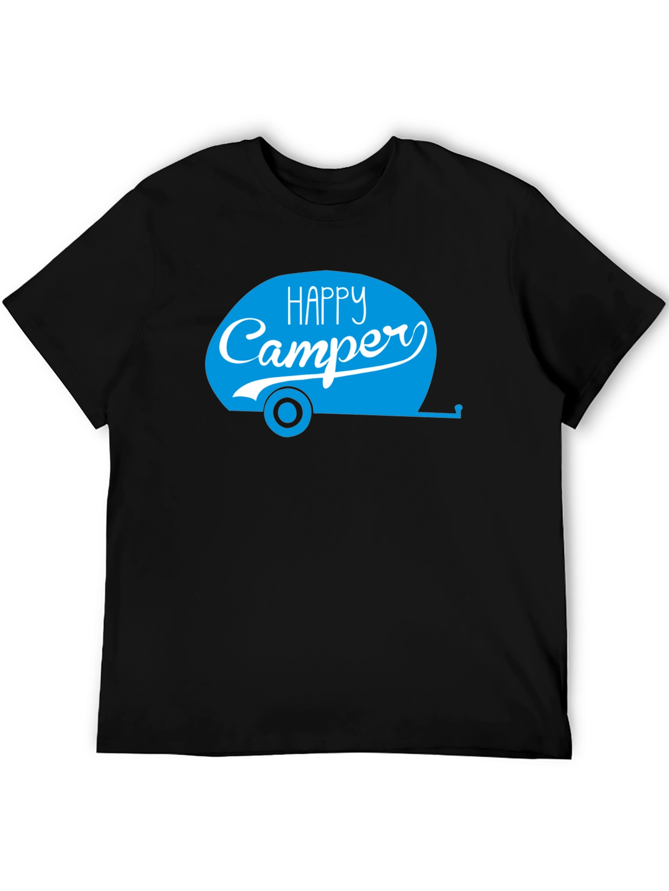 Happy Camper Graphic T-Shirt - Camping Apparel