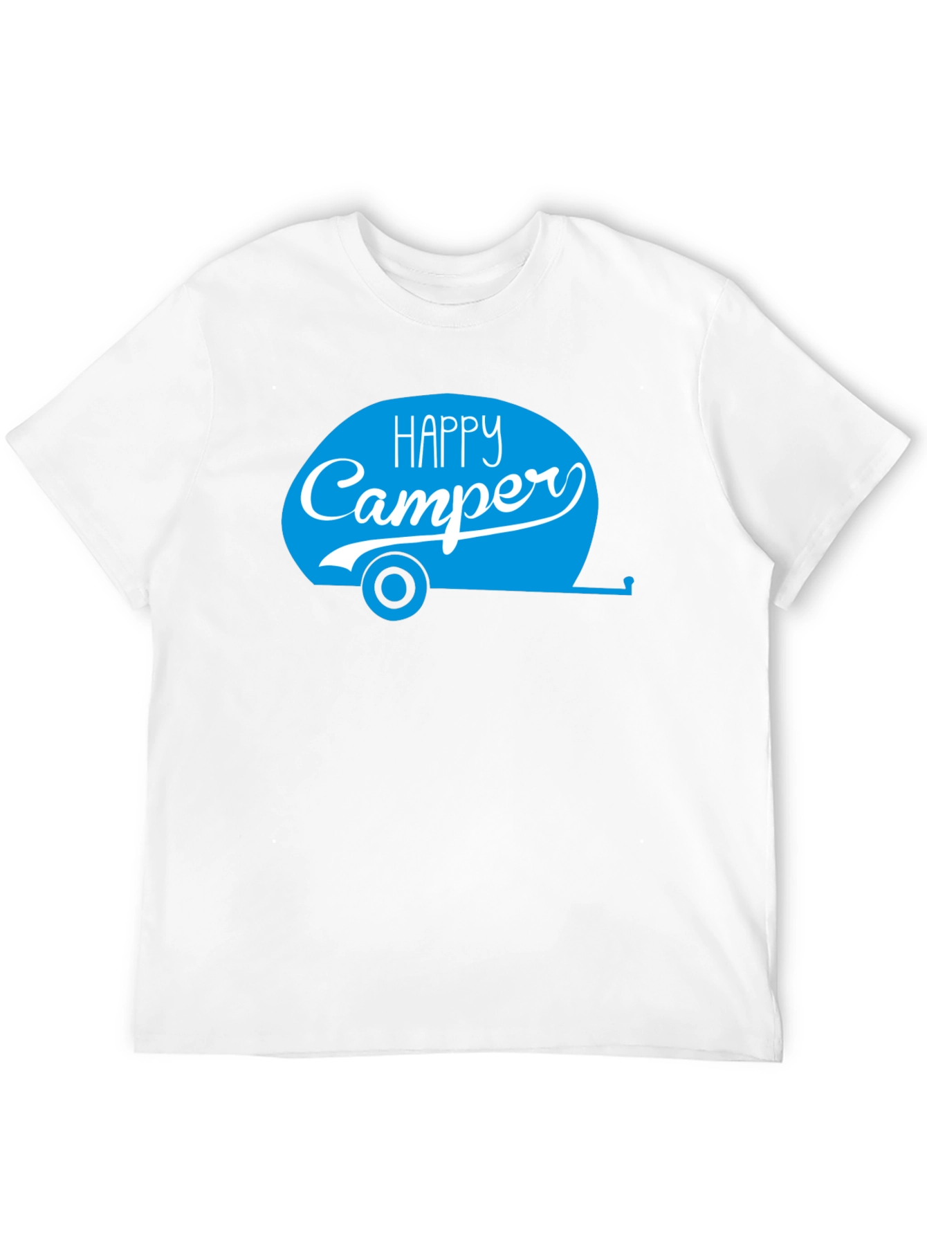 Happy Camper Graphic T-Shirt - Camping Apparel