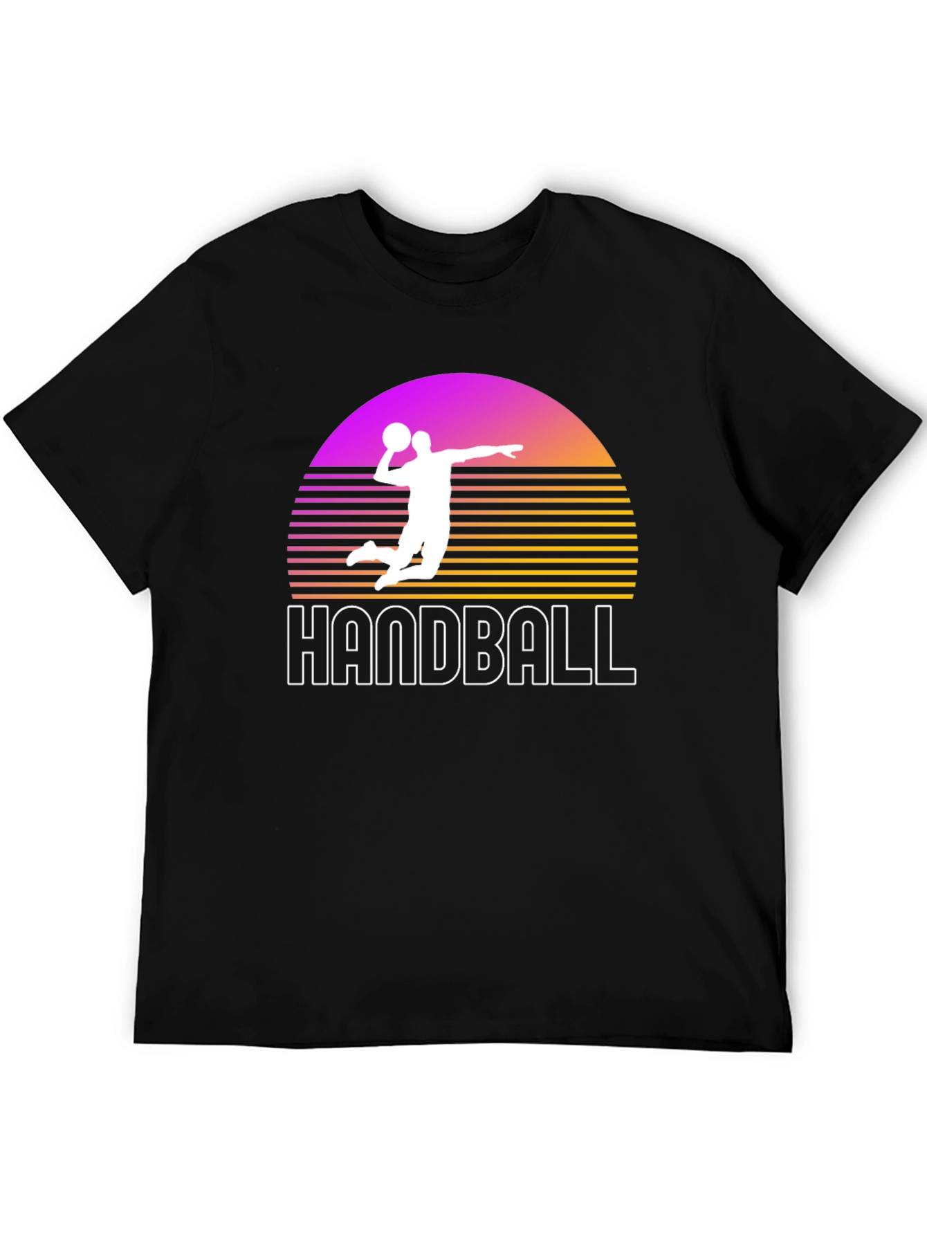 Handball Sunset Graphic T-Shirt