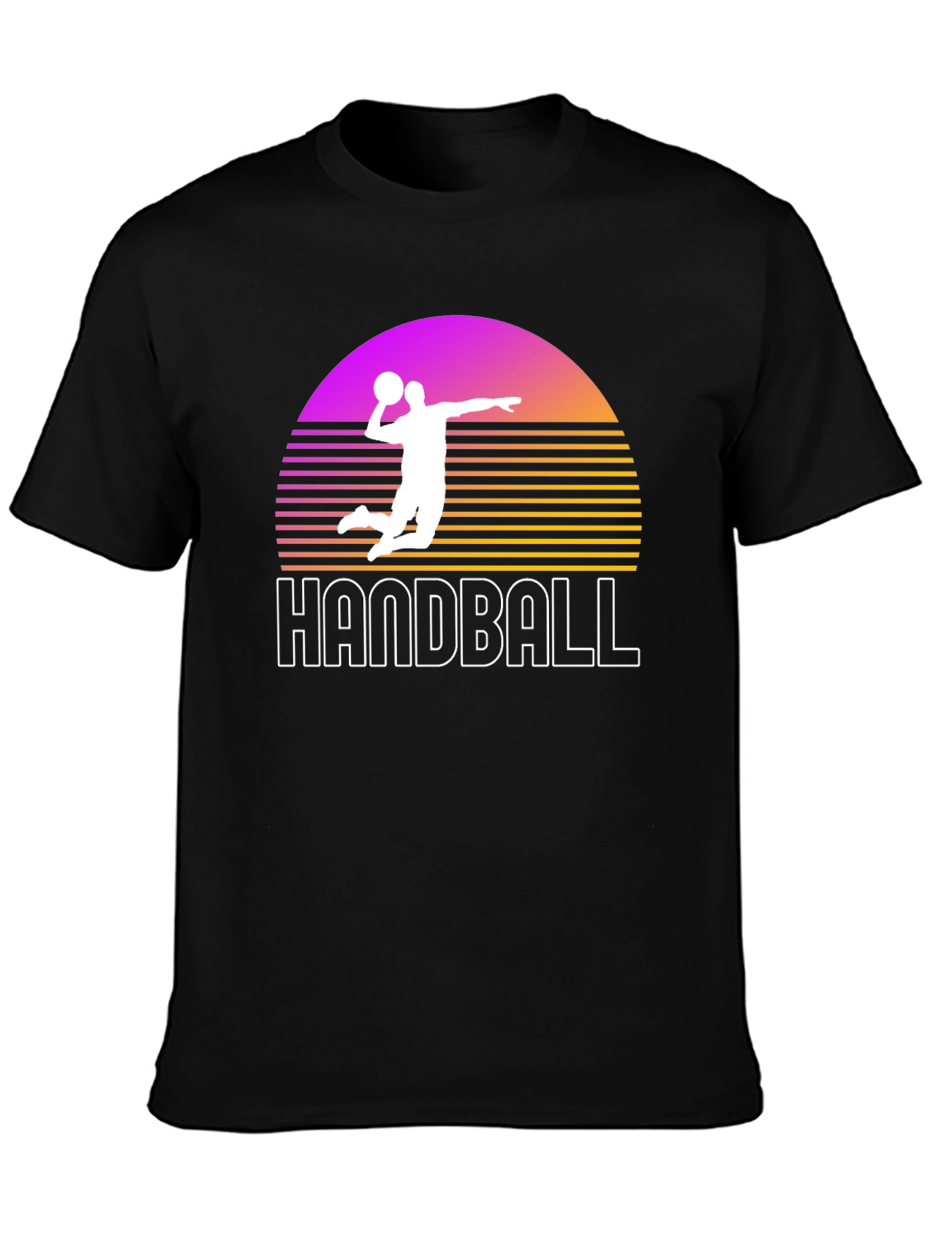 Handball Sunset Graphic T-Shirt
