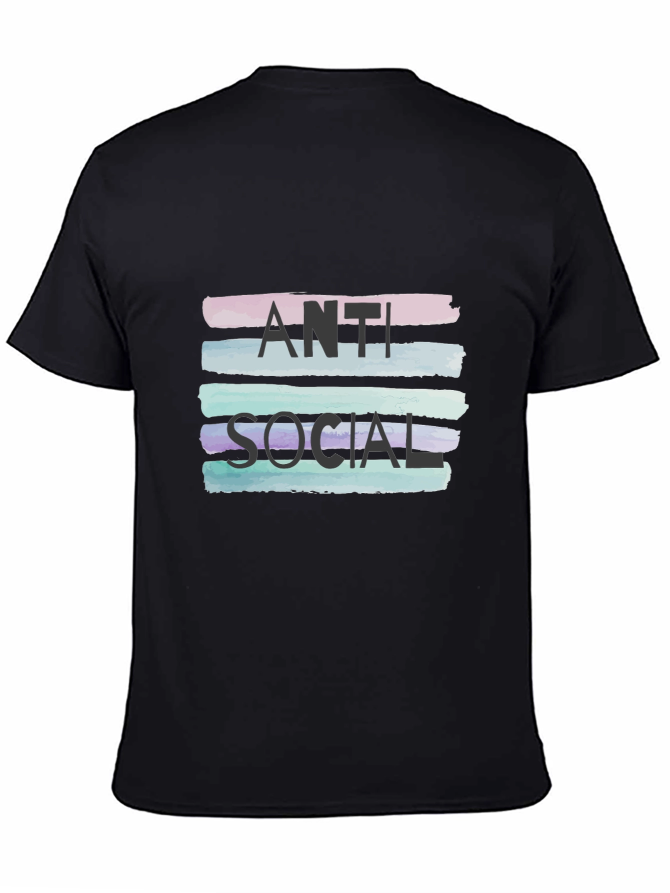 Anti Social Graphic Tee - Stylish Statement Shirt