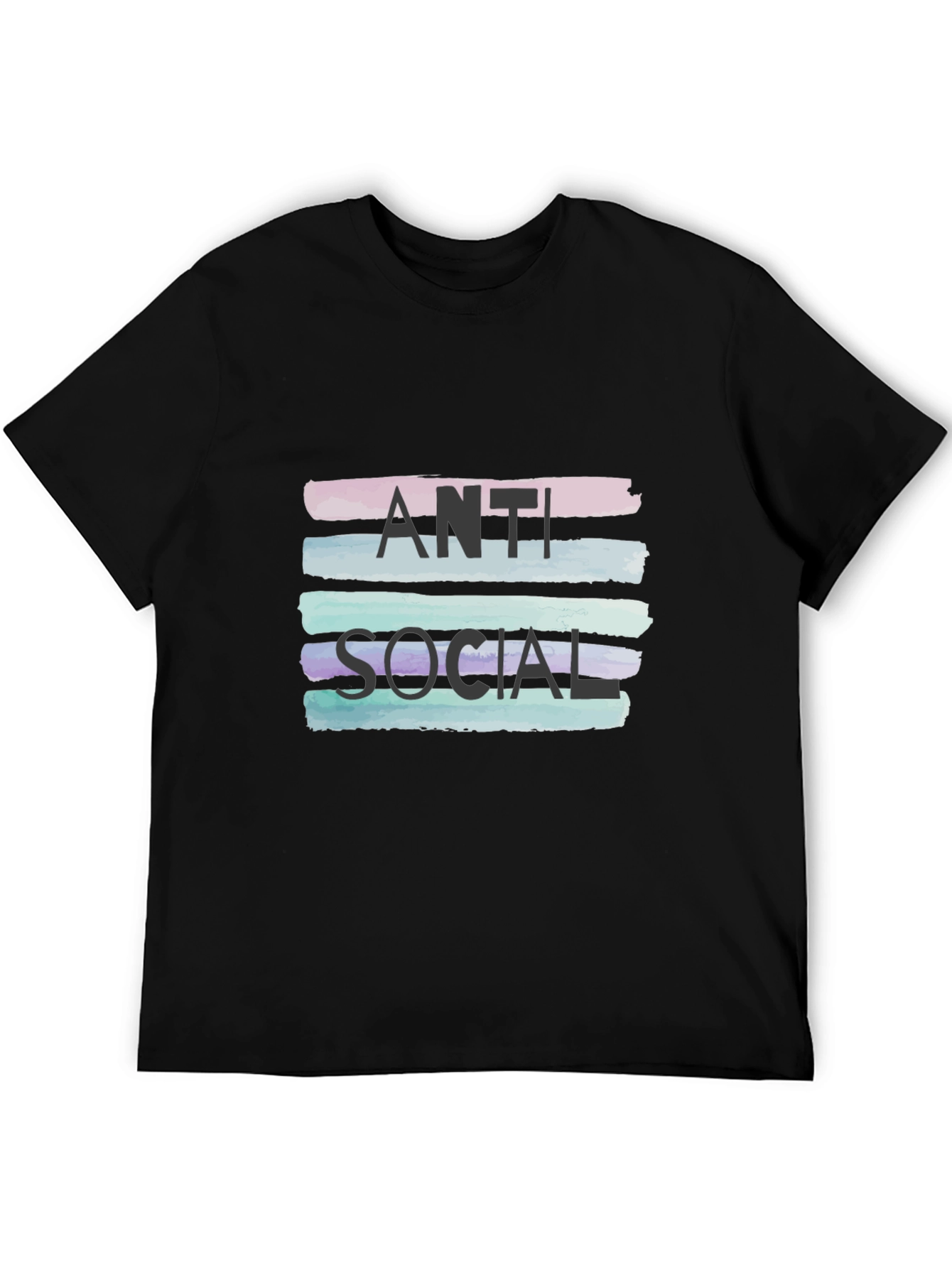 Anti Social Graphic Tee - Stylish Statement Shirt